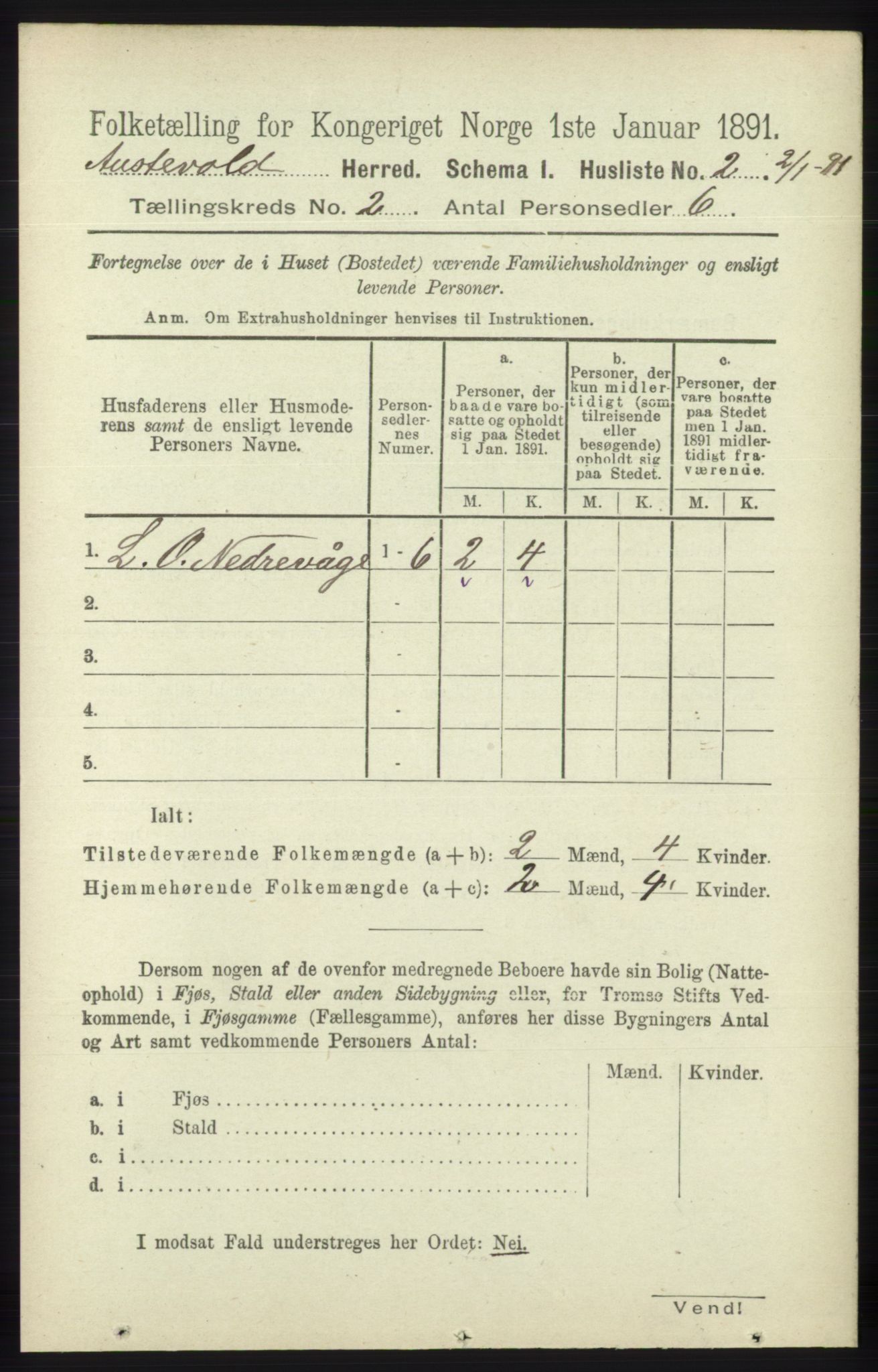 RA, Folketelling 1891 for 1244 Austevoll herred, 1891, s. 567