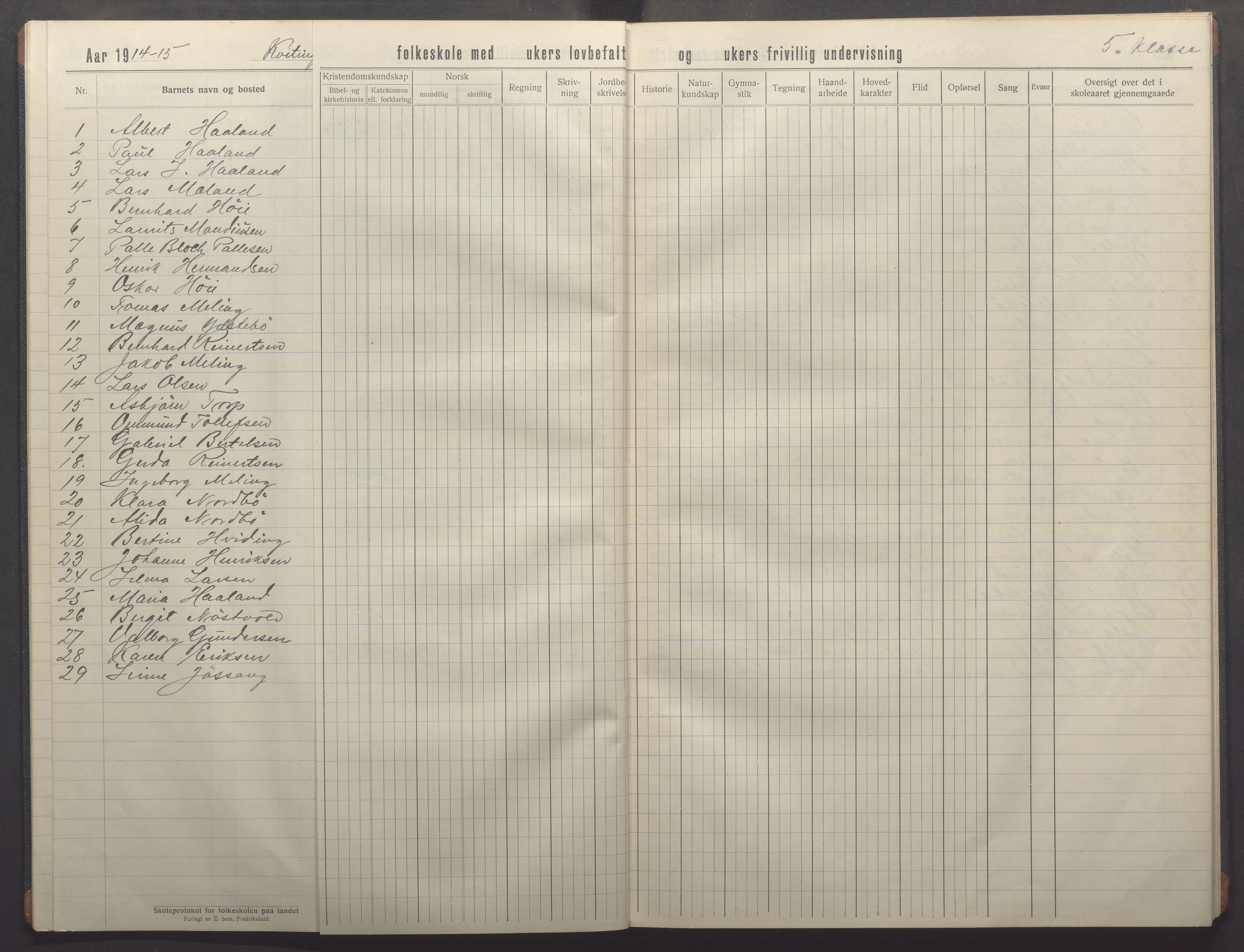 Kvitsøy kommune - Skolestyret, IKAR/K-100574/H/L0003: Skoleprotokoll, 1914-1922, s. 10