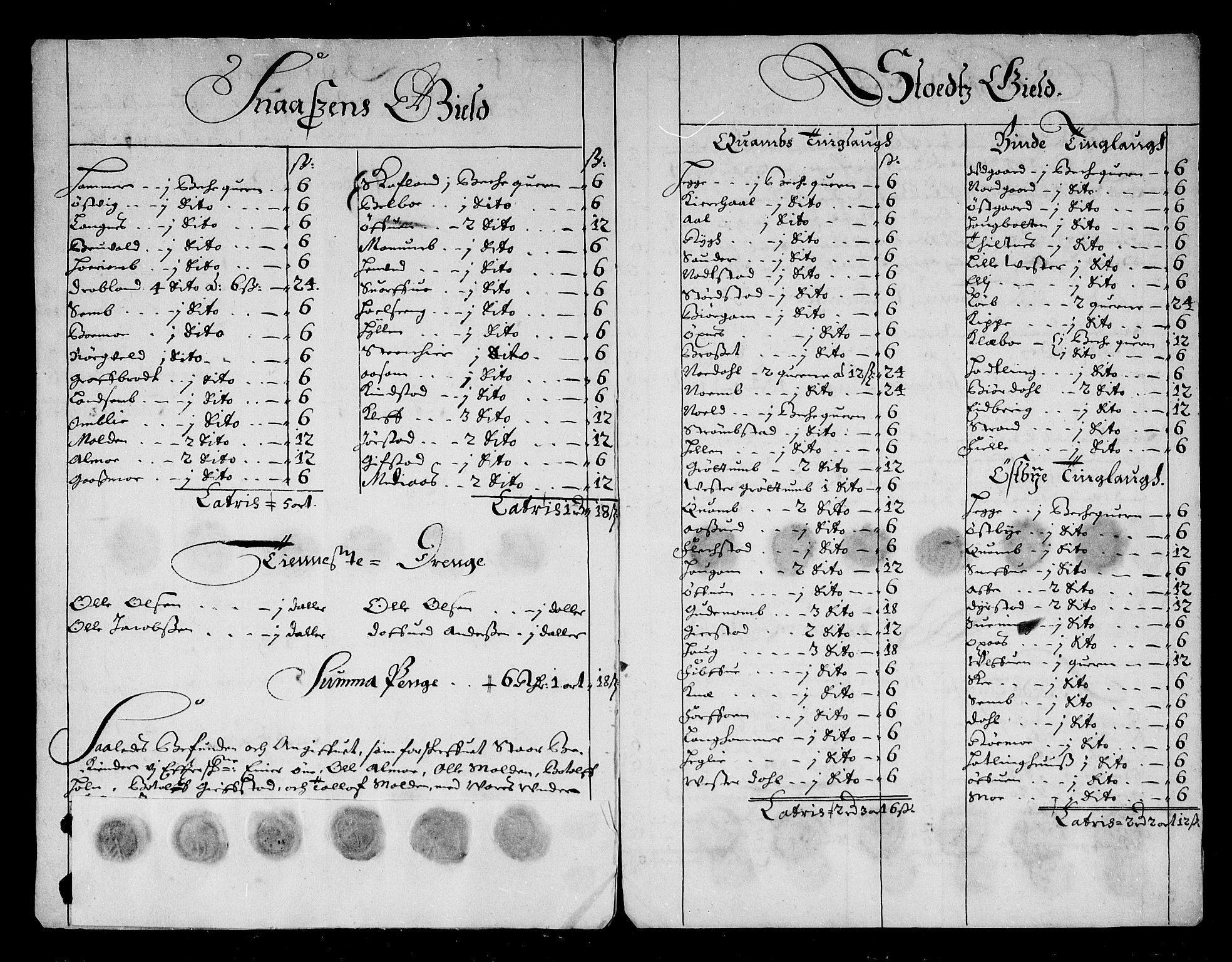 Rentekammeret inntil 1814, Reviderte regnskaper, Stiftamtstueregnskaper, Trondheim stiftamt og Nordland amt, AV/RA-EA-6044/R/Rd/L0042: Trondheim stiftamt, 1670-1675