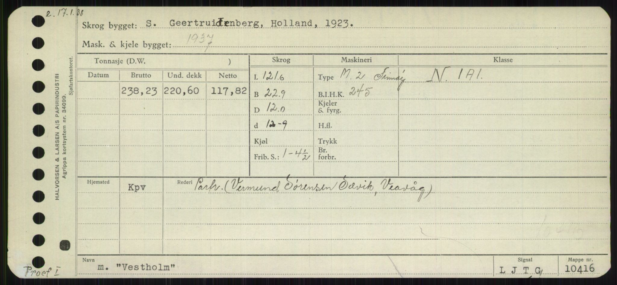 Sjøfartsdirektoratet med forløpere, Skipsmålingen, AV/RA-S-1627/H/Hb/L0005: Fartøy, T-Å, s. 315