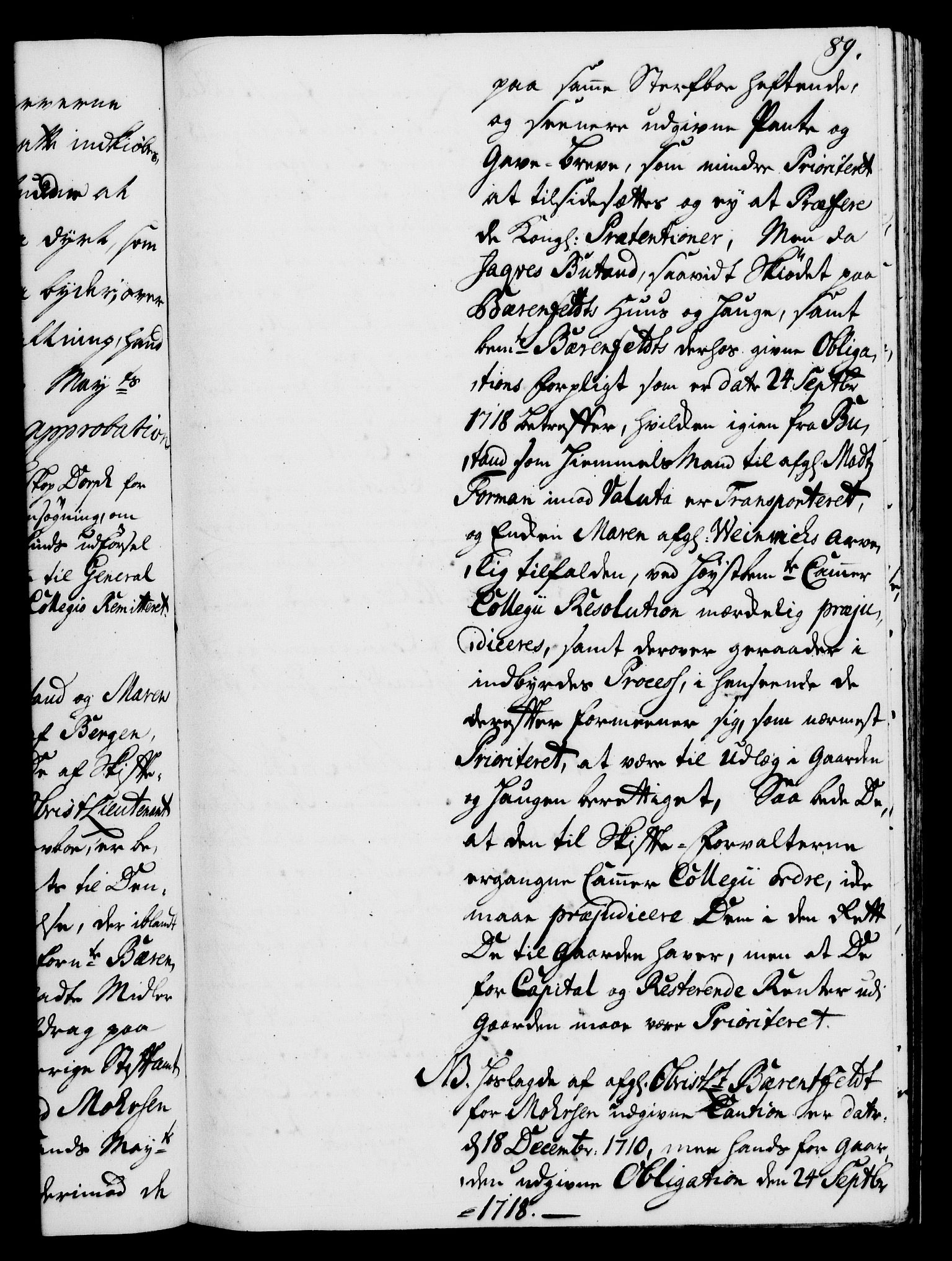 Rentekammeret, Kammerkanselliet, RA/EA-3111/G/Gh/Gha/L0026: Norsk ekstraktmemorialprotokoll (merket RK 53.71), 1744-1745, s. 89