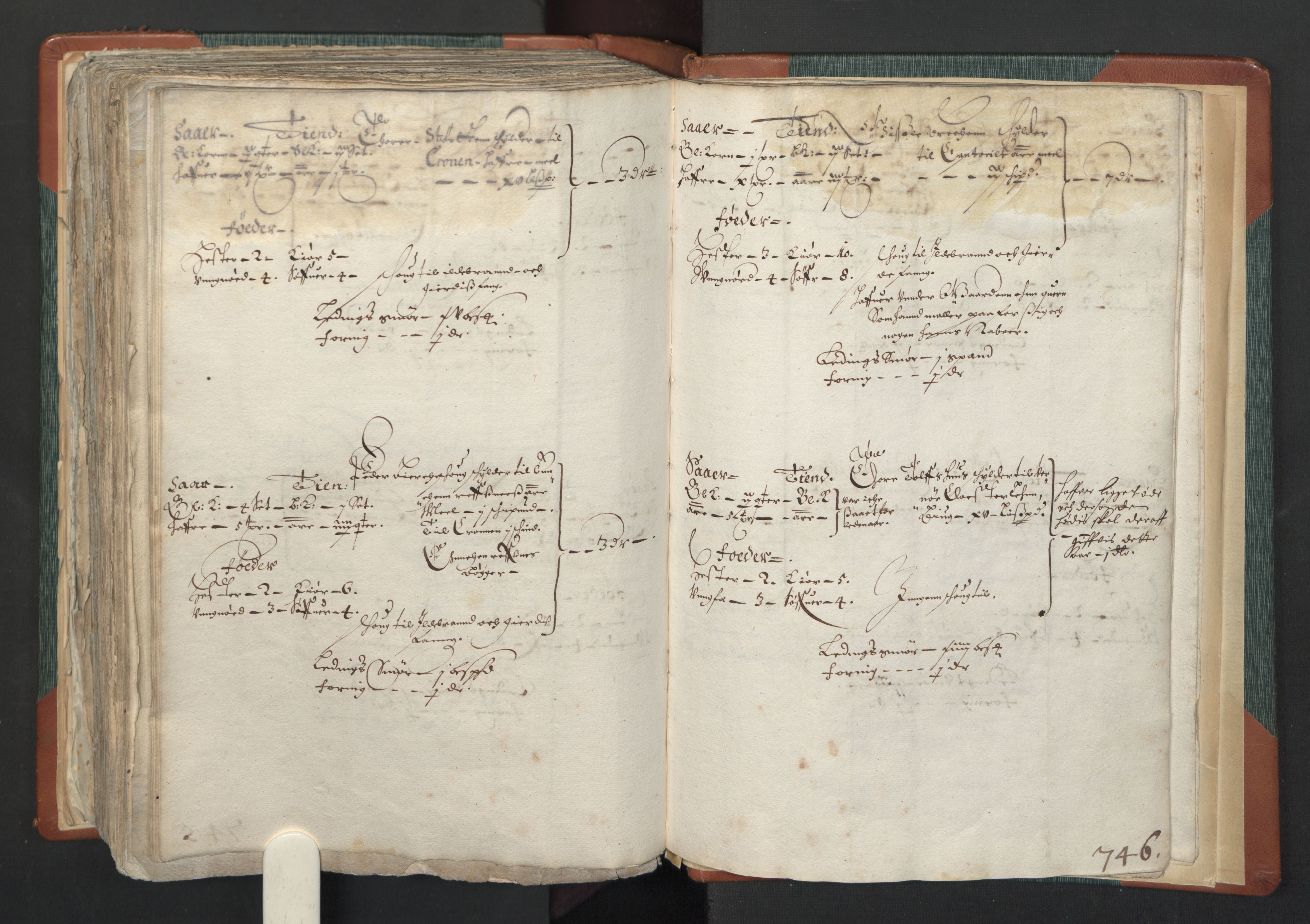 Rentekammeret inntil 1814, Realistisk ordnet avdeling, AV/RA-EA-4070/L/L0005: Kristiania lagdømme. Alminnelig jordebok med skatteligning for Marker og Follo len., 1661, s. 745b-746a