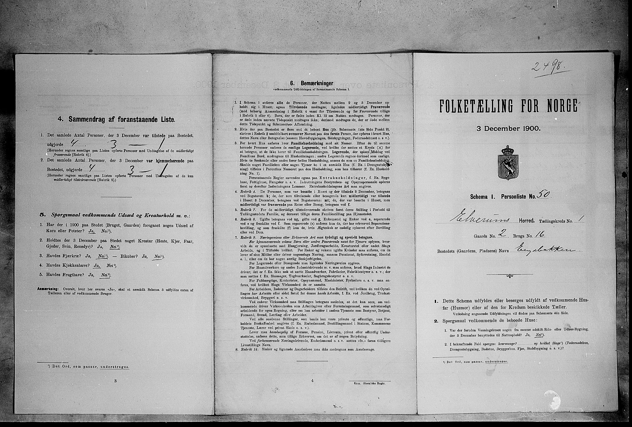 SAH, Folketelling 1900 for 0427 Elverum herred, 1900, s. 328