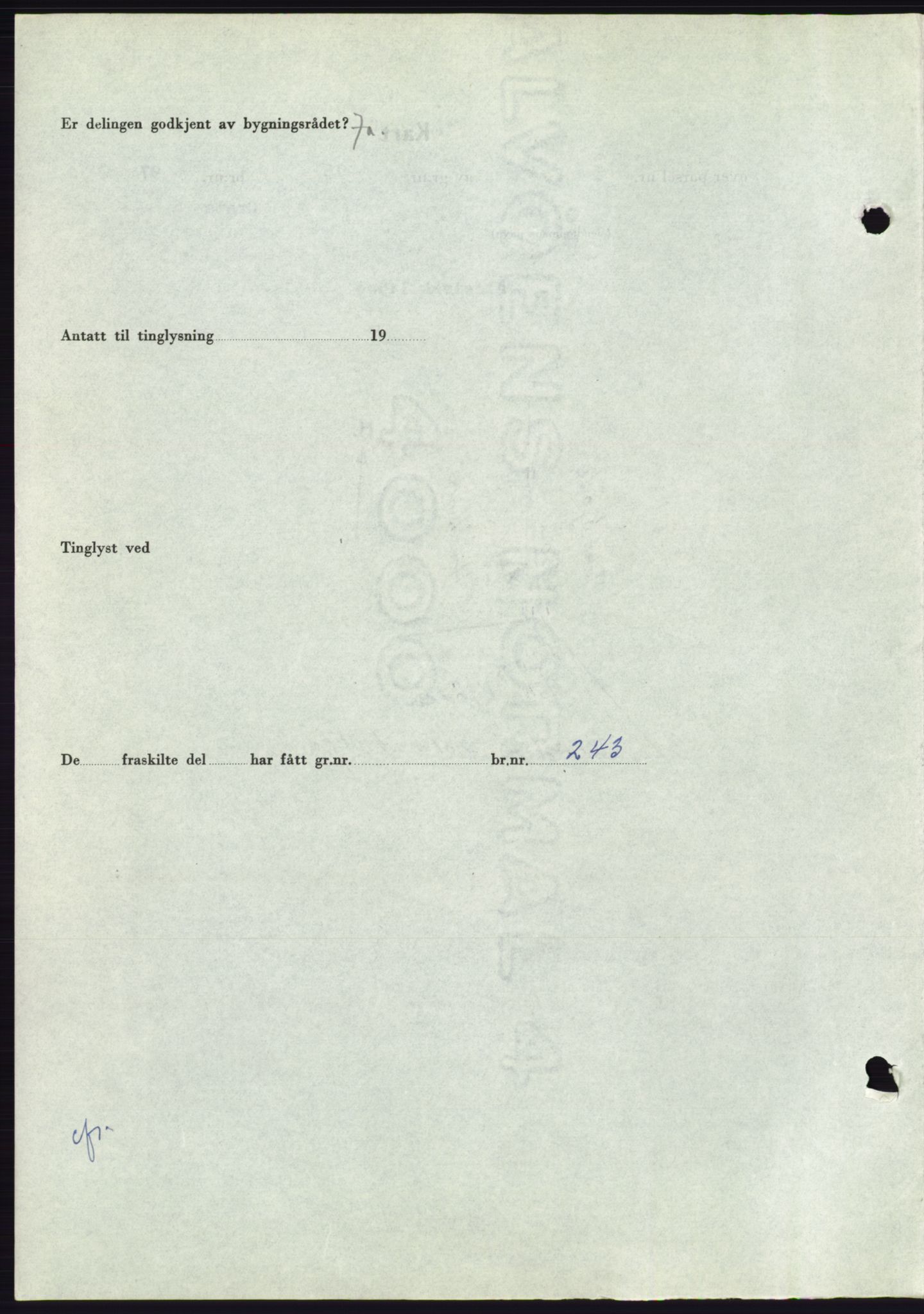 Søre Sunnmøre sorenskriveri, AV/SAT-A-4122/1/2/2C/L0099: Pantebok nr. 25A, 1954-1954, Dagboknr: 2589/1954