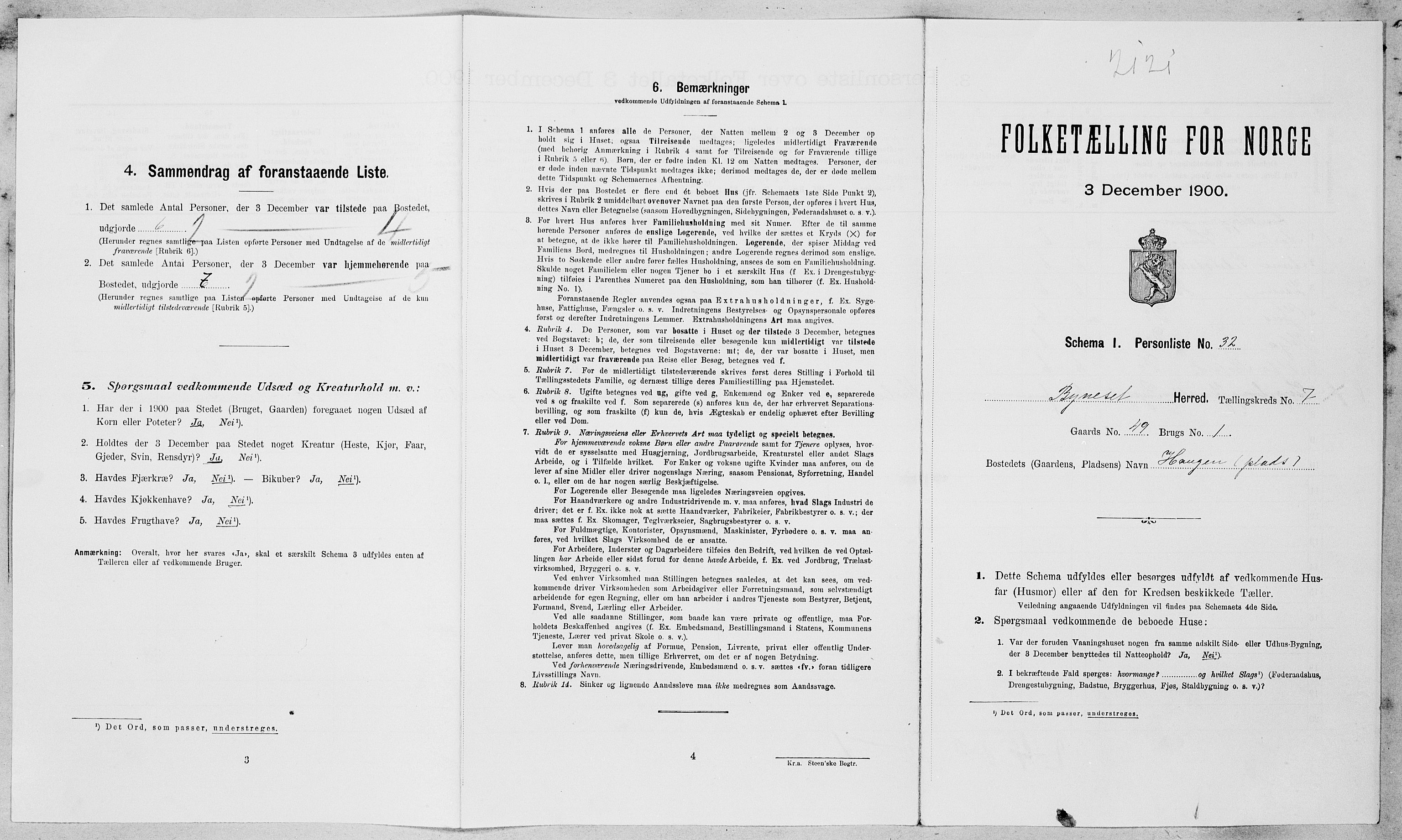 SAT, Folketelling 1900 for 1655 Byneset herred, 1900, s. 473