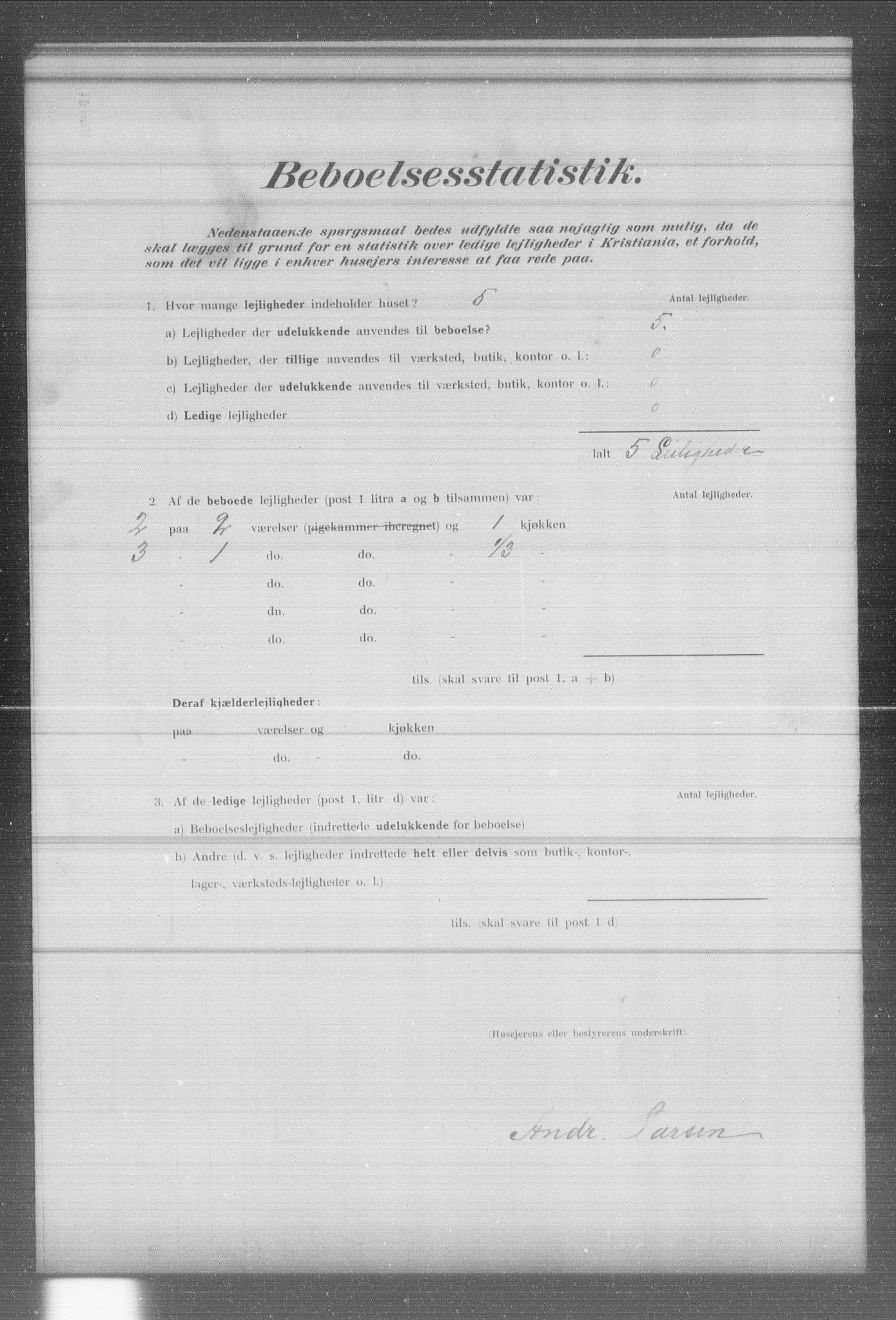 OBA, Kommunal folketelling 31.12.1902 for Kristiania kjøpstad, 1902, s. 8301