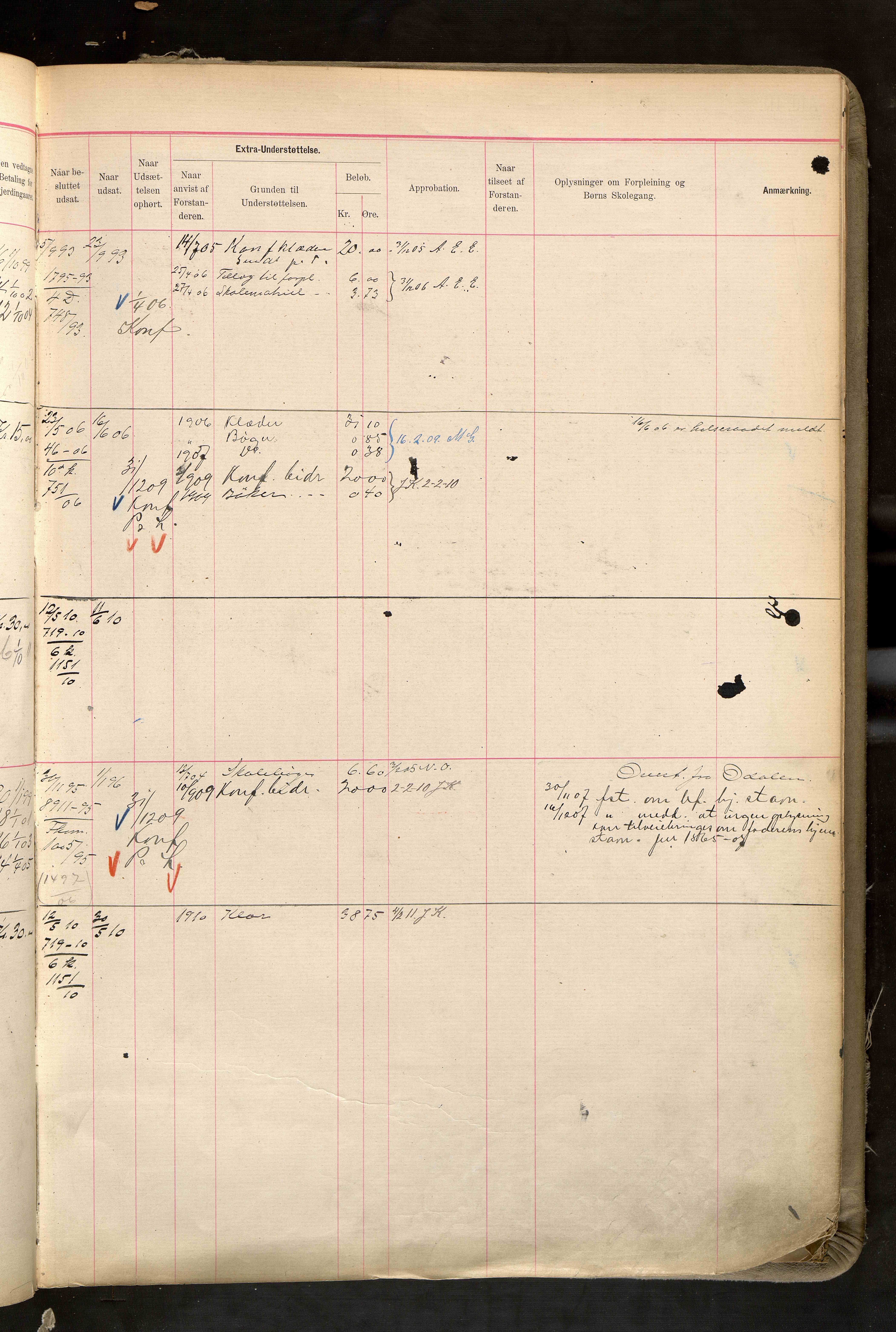 Fattigvesenet, OBA/A-20045/H/Hd/L0006: Manntallsprotokoll. Mnr. 501-1000, 1897-1910, s. 275