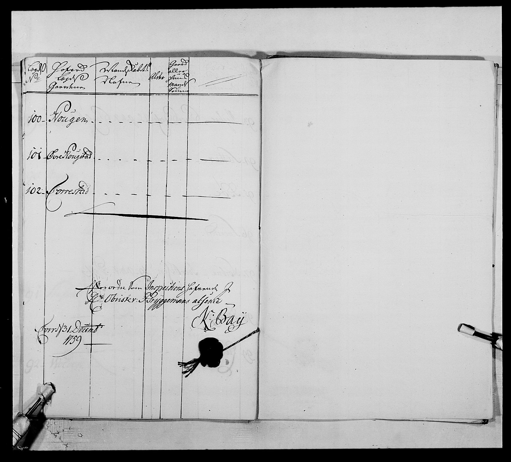 Kommanderende general (KG I) med Det norske krigsdirektorium, AV/RA-EA-5419/E/Ea/L0503: 1. Opplandske regiment, 1756-1761, s. 367