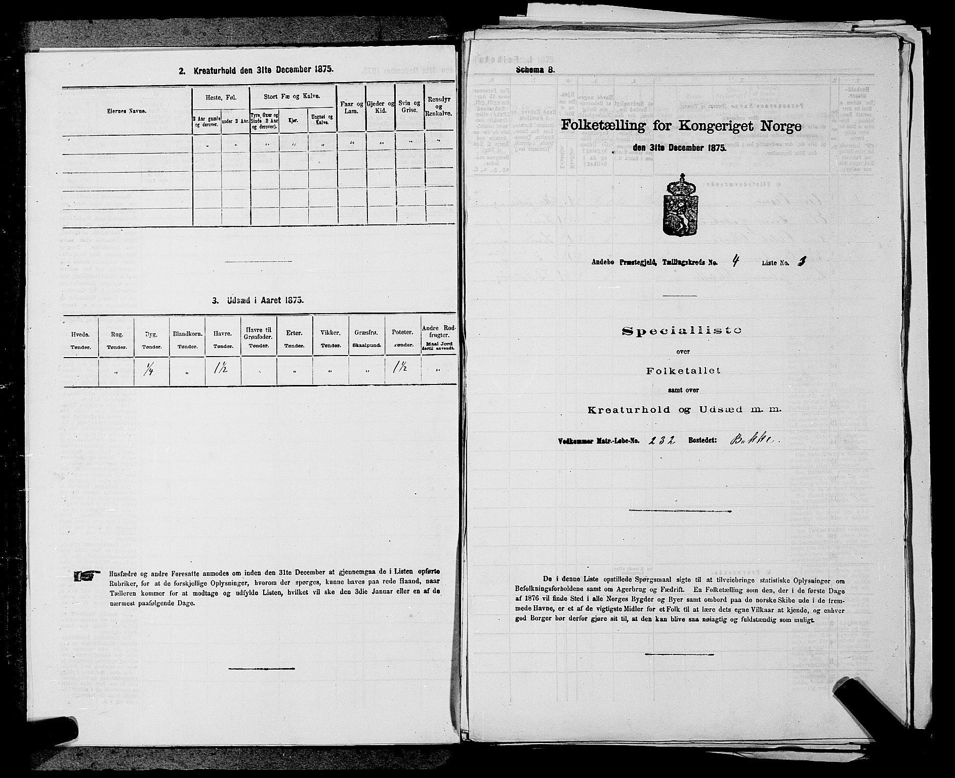 SAKO, Folketelling 1875 for 0719P Andebu prestegjeld, 1875, s. 431