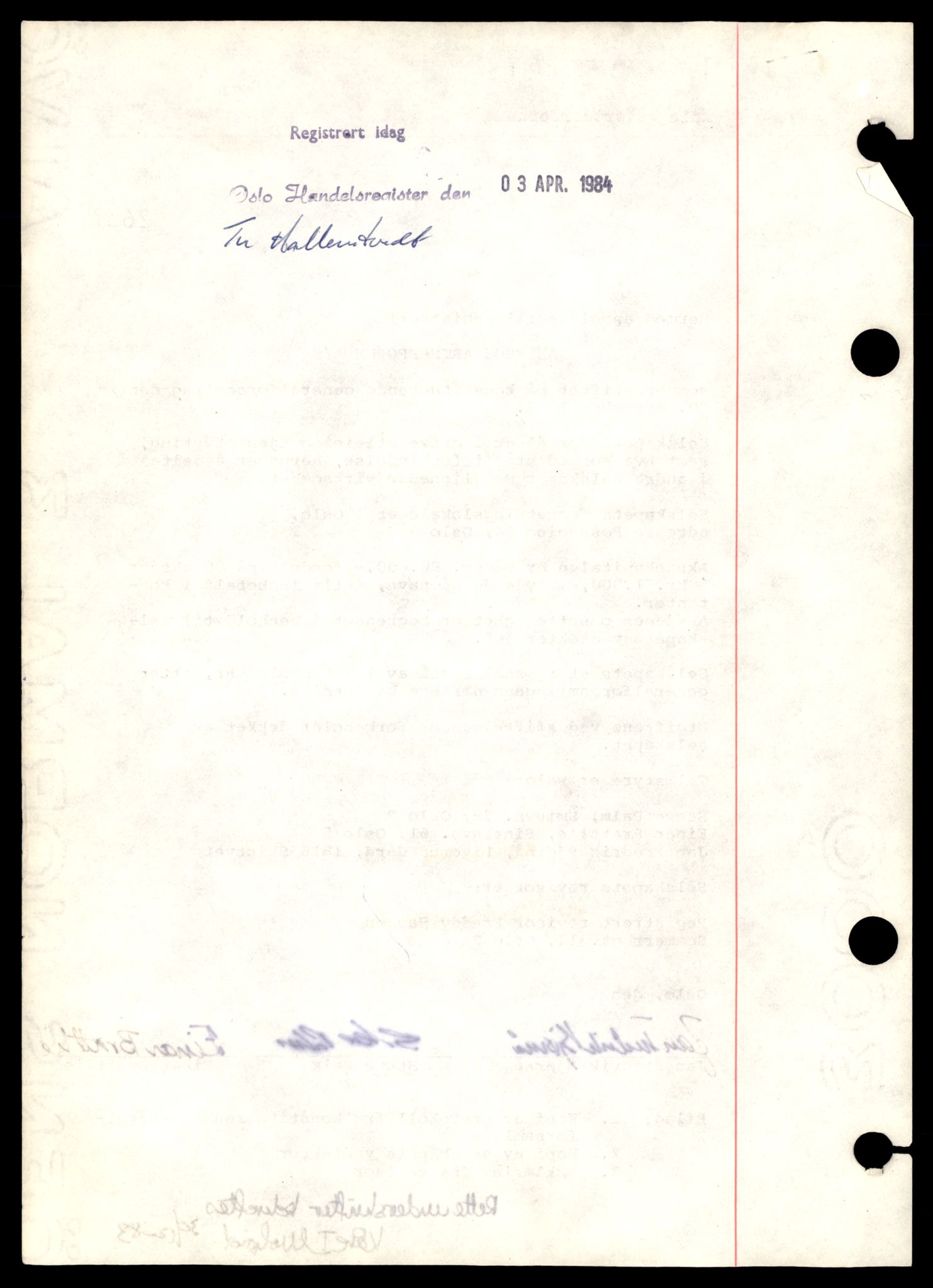 Oslo byfogd, Handelsregisteret, AV/SAT-A-10867/G/Gb/Gba/L0048: Aksjeselskap, Anl-Arb, 1944-1990