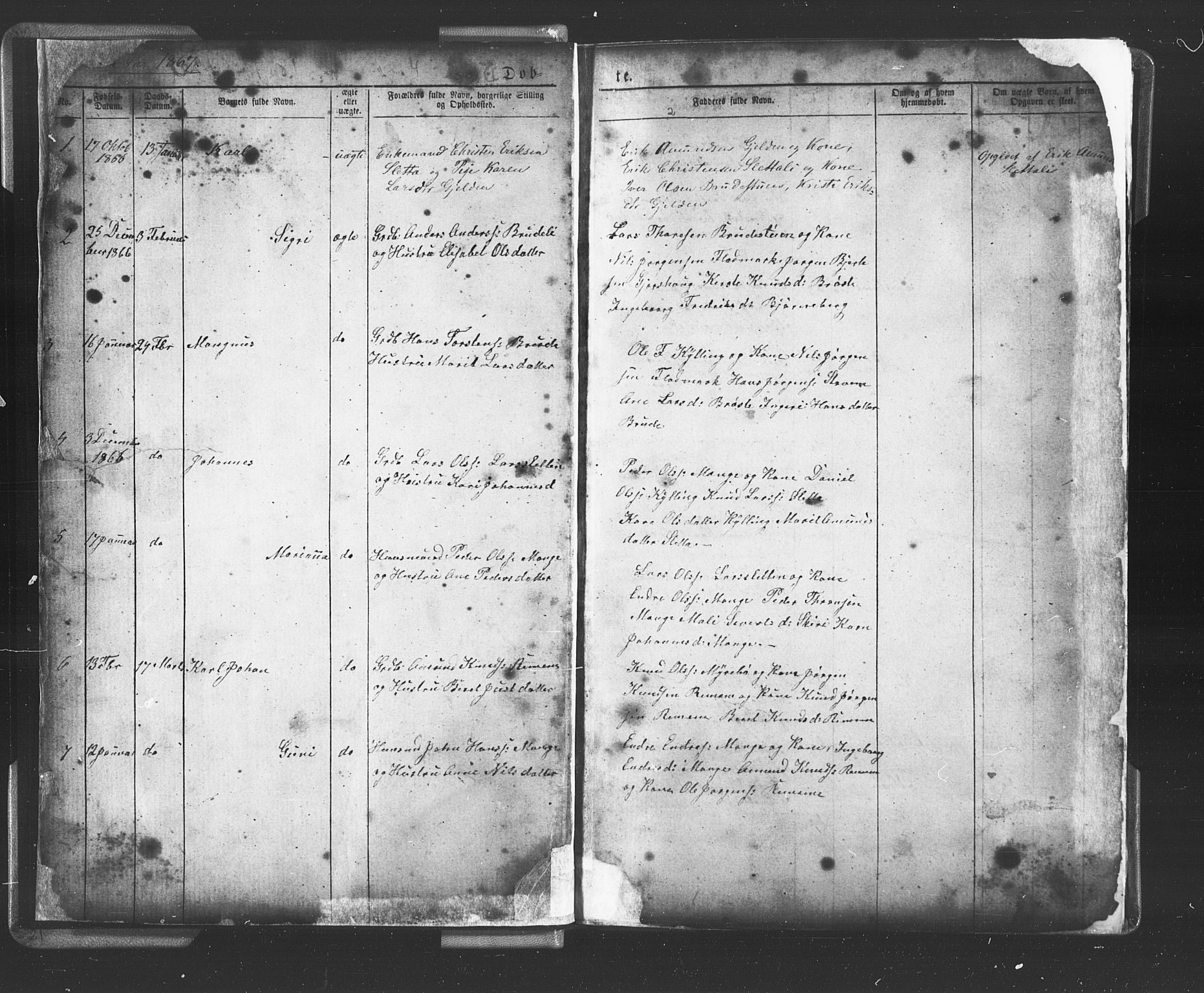 Ministerialprotokoller, klokkerbøker og fødselsregistre - Møre og Romsdal, AV/SAT-A-1454/546/L0596: Klokkerbok nr. 546C02, 1867-1921, s. 1