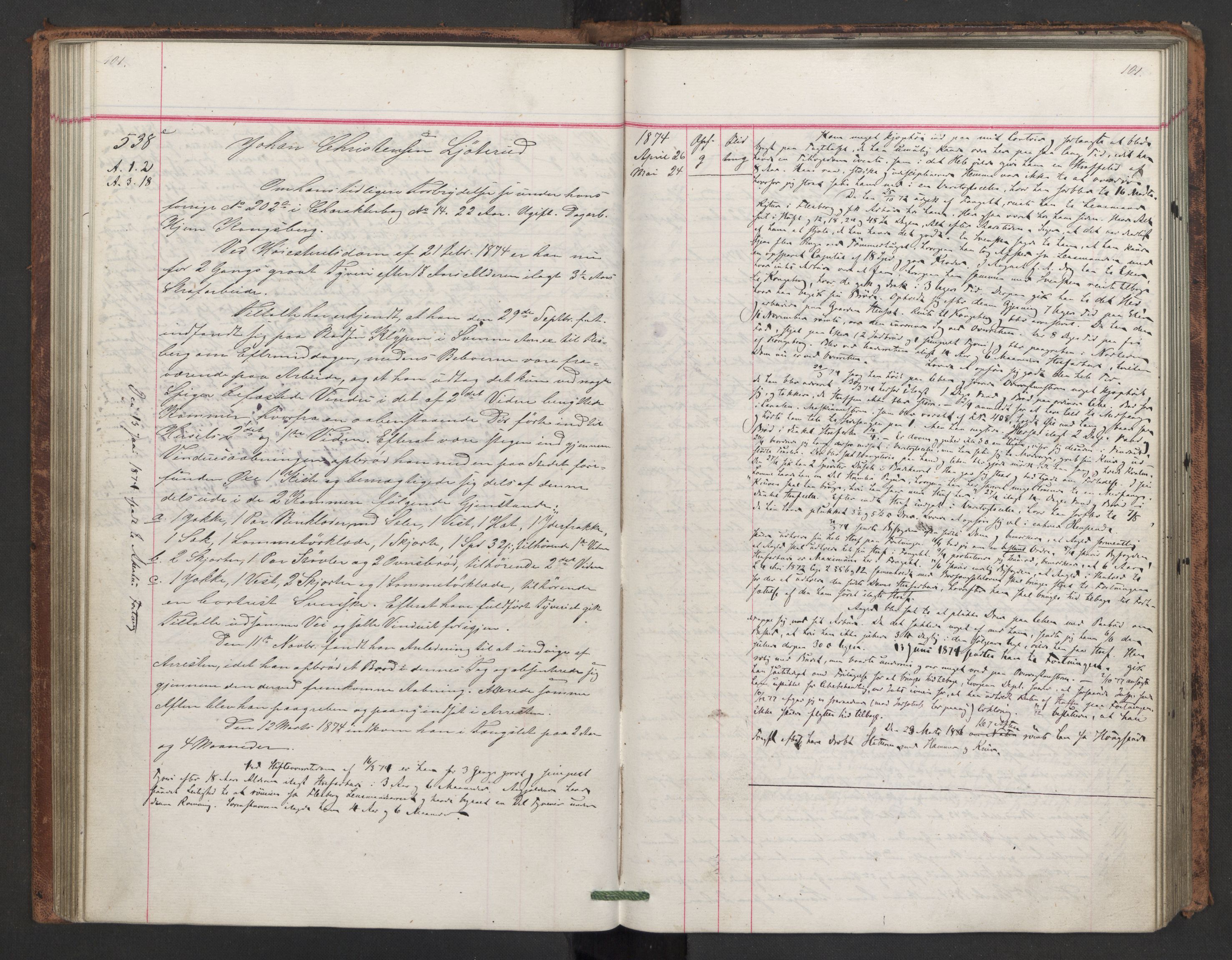 Botsfengslet, AV/RA-S-1539/D/Db/Dbb/L0015: 438e - 727e, 1873-1875, s. 101
