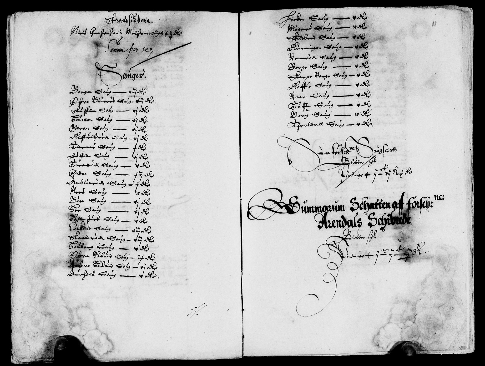 Rentekammeret inntil 1814, Reviderte regnskaper, Lensregnskaper, AV/RA-EA-5023/R/Rb/Rbo/L0026: Tønsberg len, 1644-1646