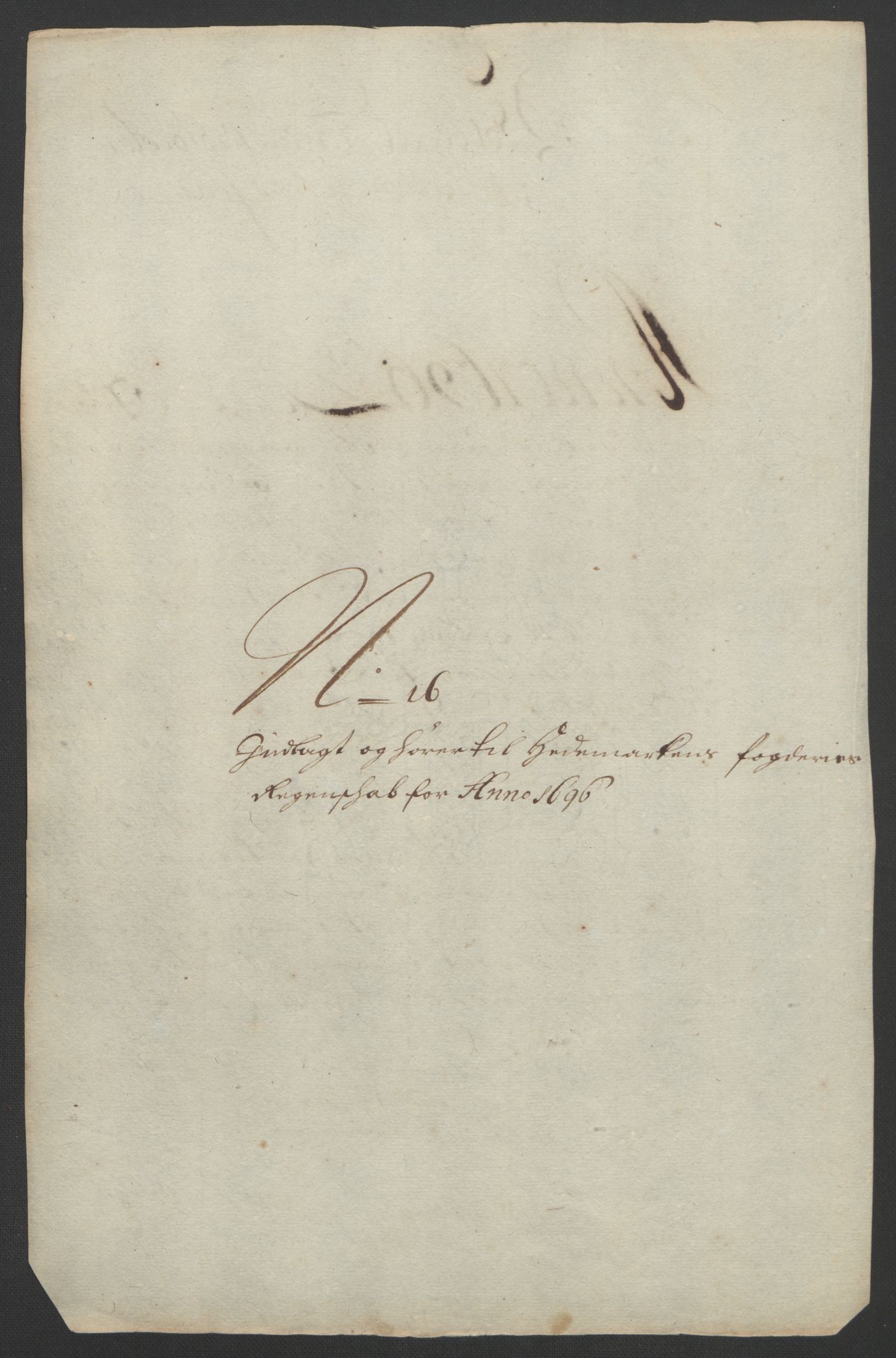 Rentekammeret inntil 1814, Reviderte regnskaper, Fogderegnskap, RA/EA-4092/R16/L1036: Fogderegnskap Hedmark, 1695-1696, s. 433