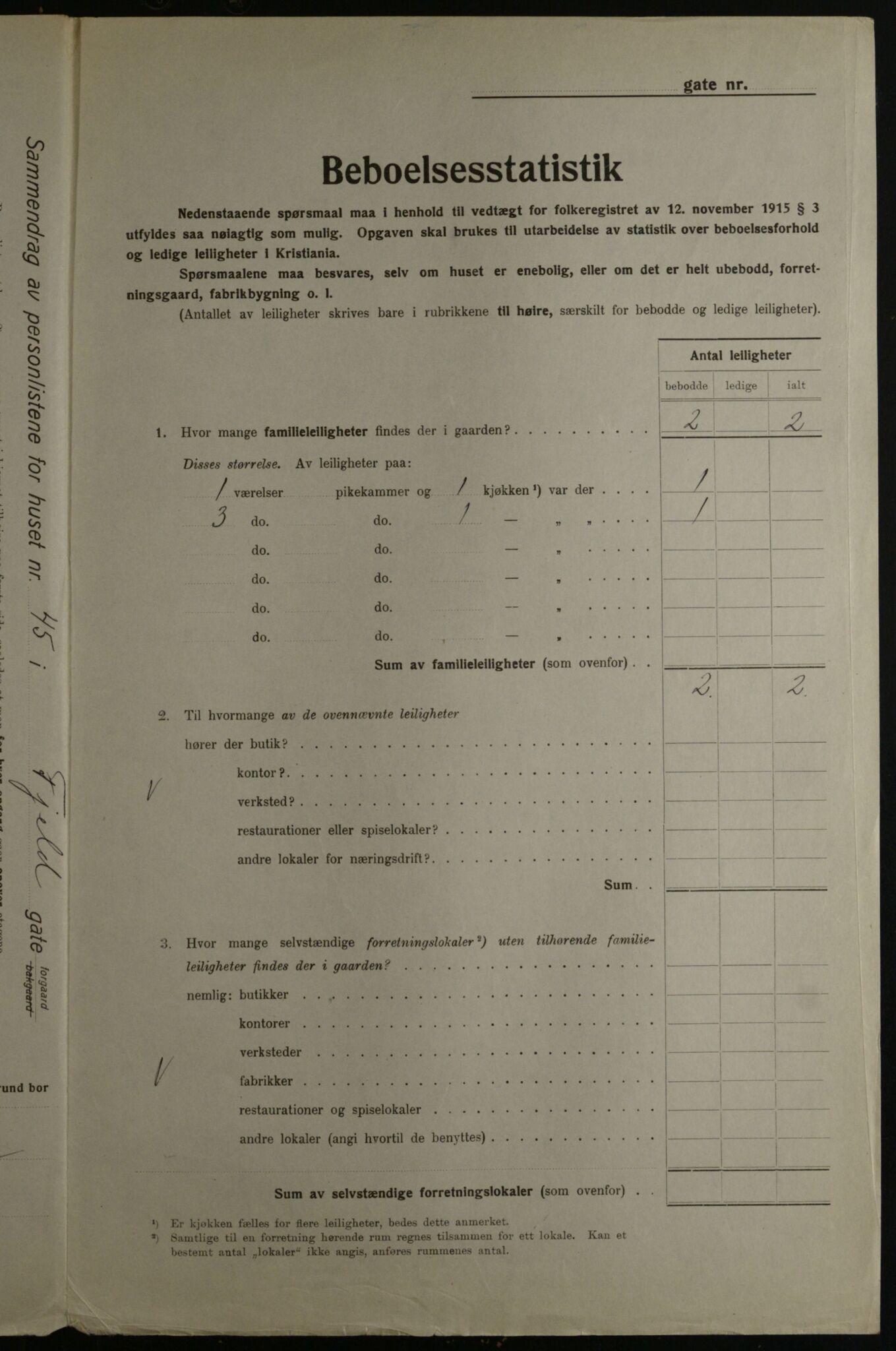 OBA, Kommunal folketelling 1.12.1923 for Kristiania, 1923, s. 27677