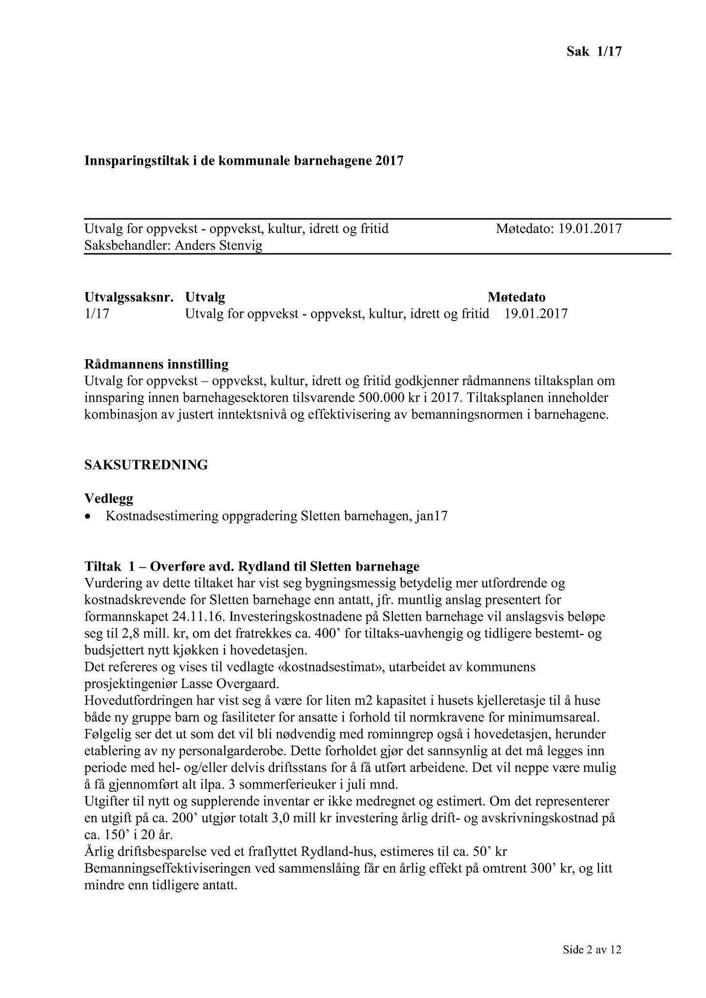 Klæbu Kommune, TRKO/KK/04-UO/L008: Utvalg for oppvekst - Møtedokumenter, 2017, s. 3