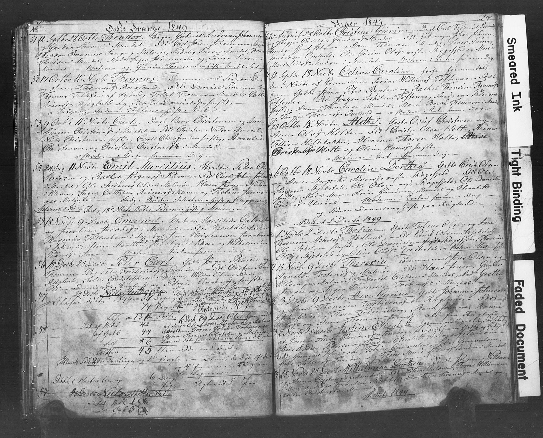 Mandal sokneprestkontor, AV/SAK-1111-0030/F/Fb/Fba/L0006: Klokkerbok nr. B 1F, 1846-1849, s. 27