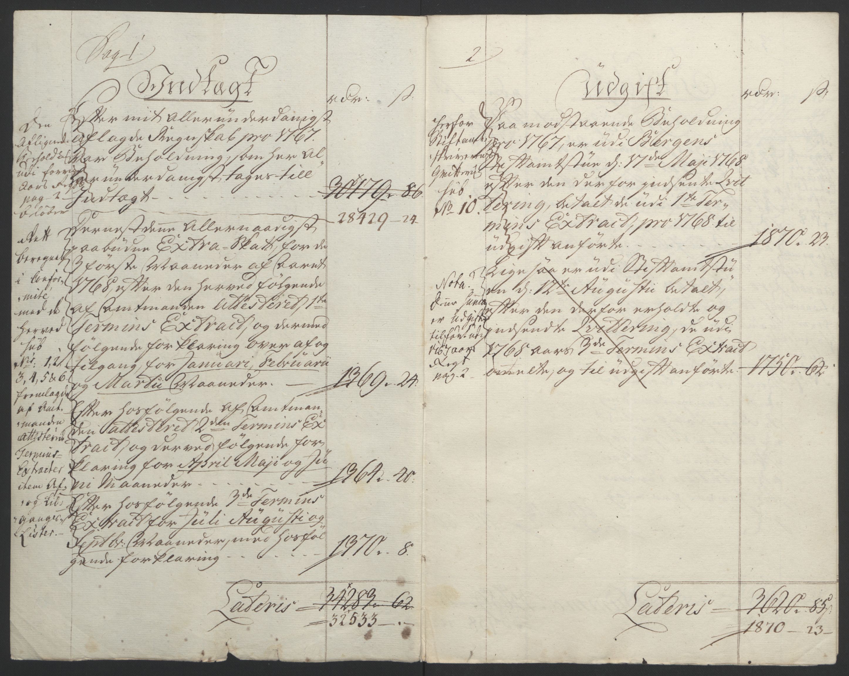Rentekammeret inntil 1814, Reviderte regnskaper, Fogderegnskap, RA/EA-4092/R65/L4573: Ekstraskatten Helgeland, 1762-1772, s. 168
