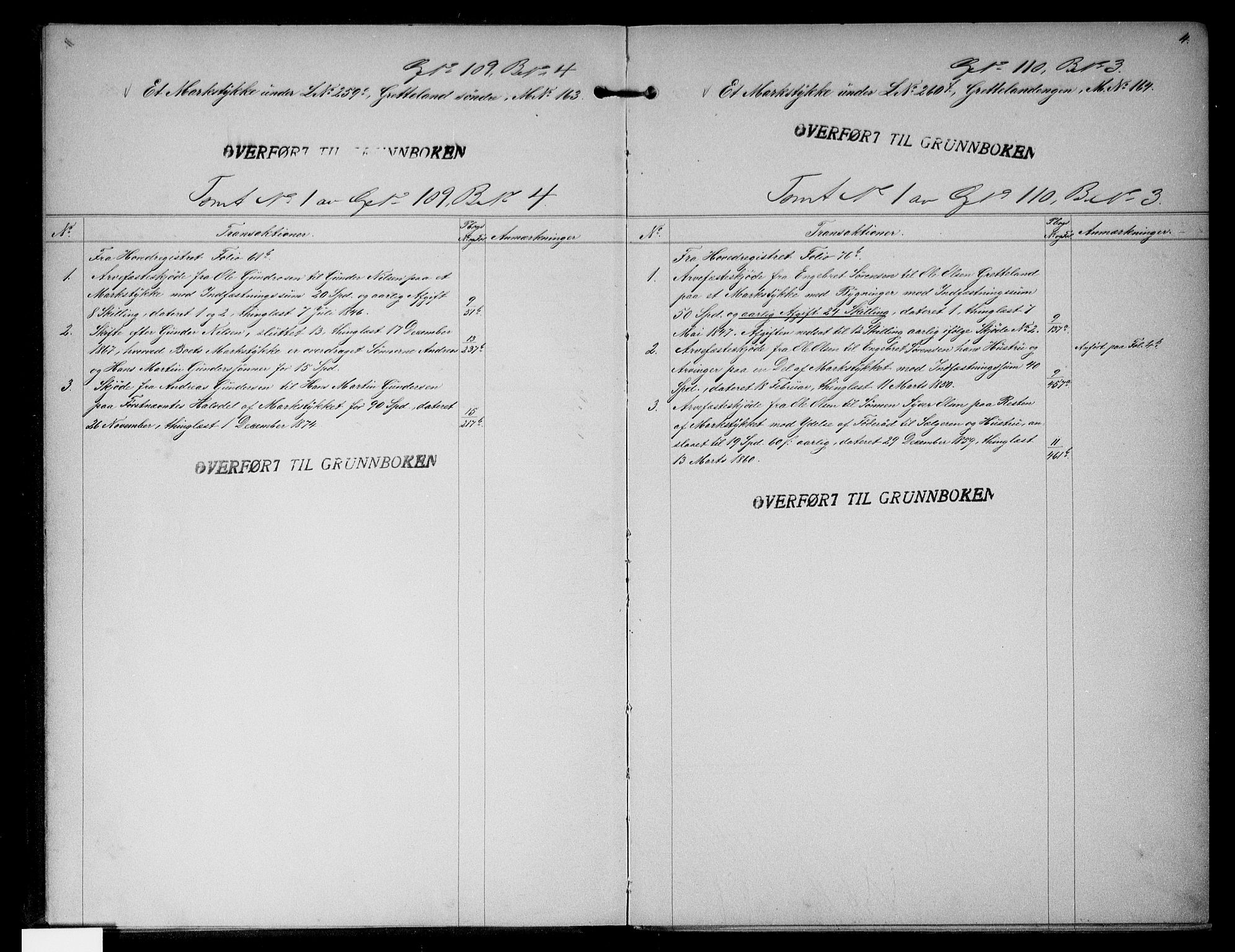 Onsøy sorenskriveri, SAO/A-10474/G/Gb/Gbd/L0004: Panteregister nr. IV 4, 1886, s. 4