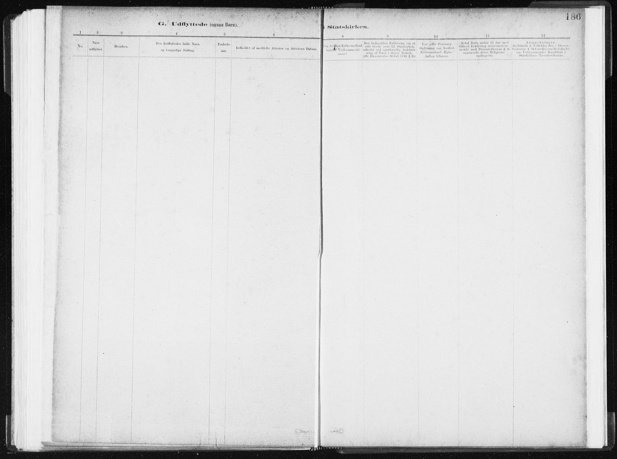 Ministerialprotokoller, klokkerbøker og fødselsregistre - Sør-Trøndelag, SAT/A-1456/634/L0533: Ministerialbok nr. 634A09, 1882-1901, s. 186