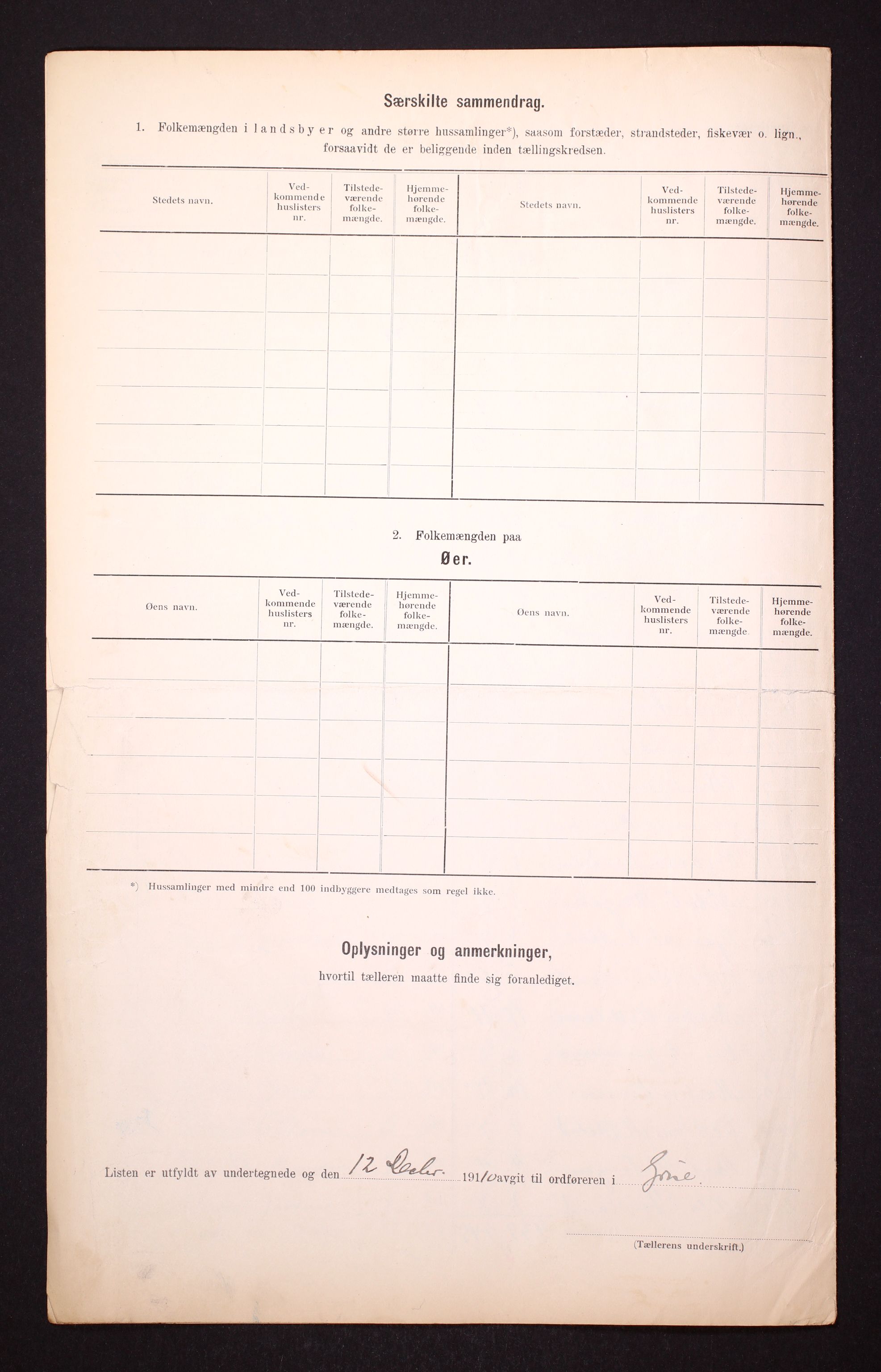 RA, Folketelling 1910 for 0423 Grue herred, 1910, s. 9