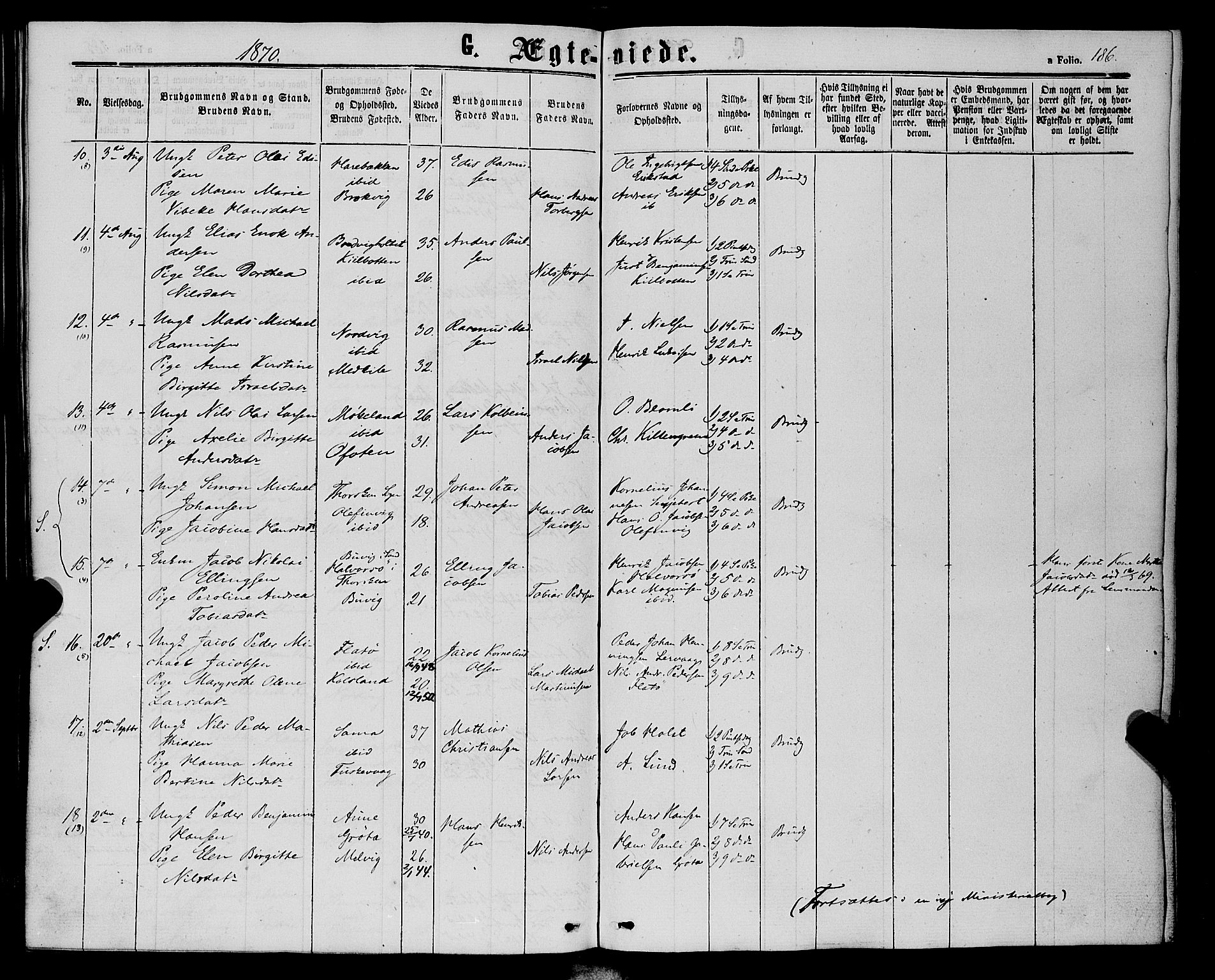 Trondenes sokneprestkontor, AV/SATØ-S-1319/H/Ha/L0012kirke: Ministerialbok nr. 12, 1863-1870, s. 186