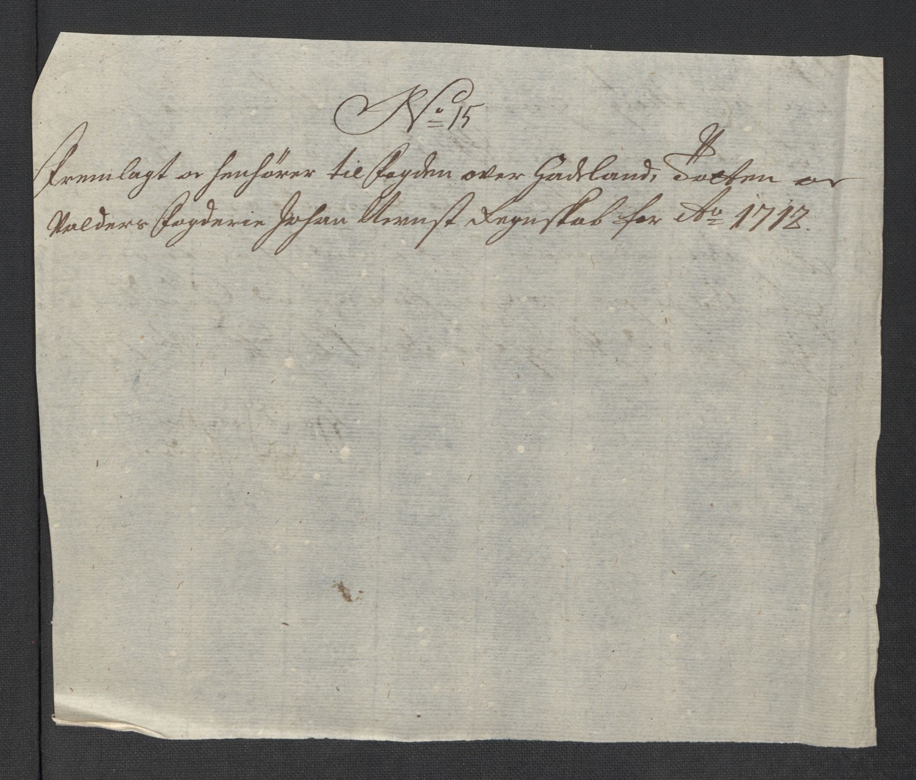 Rentekammeret inntil 1814, Reviderte regnskaper, Fogderegnskap, RA/EA-4092/R18/L1309: Fogderegnskap Hadeland, Toten og Valdres, 1712, s. 353