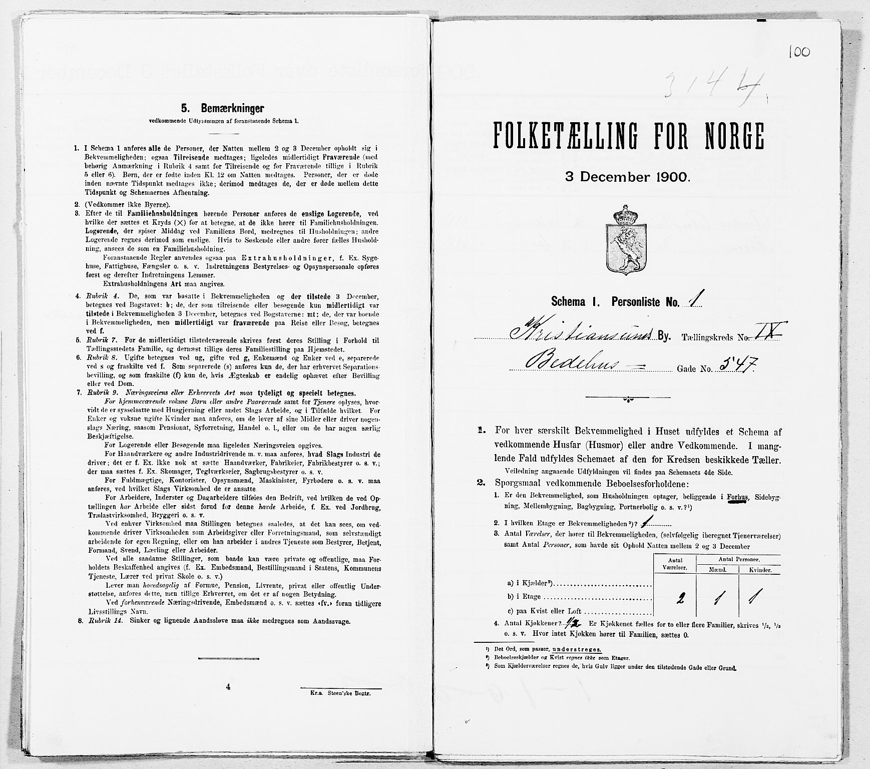 SAT, Folketelling 1900 for 1503 Kristiansund kjøpstad, 1900, s. 1177