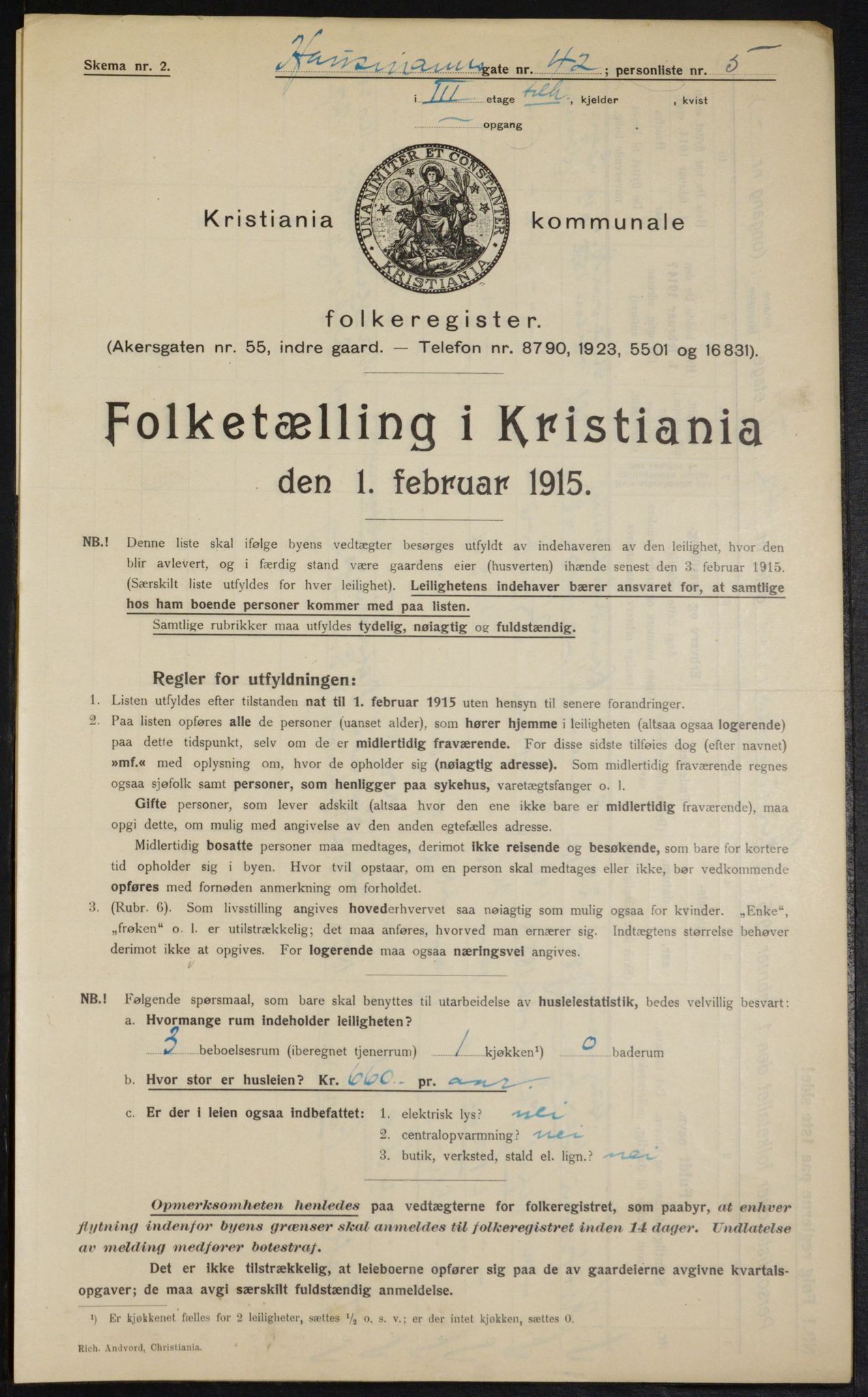 OBA, Kommunal folketelling 1.2.1915 for Kristiania, 1915, s. 35095
