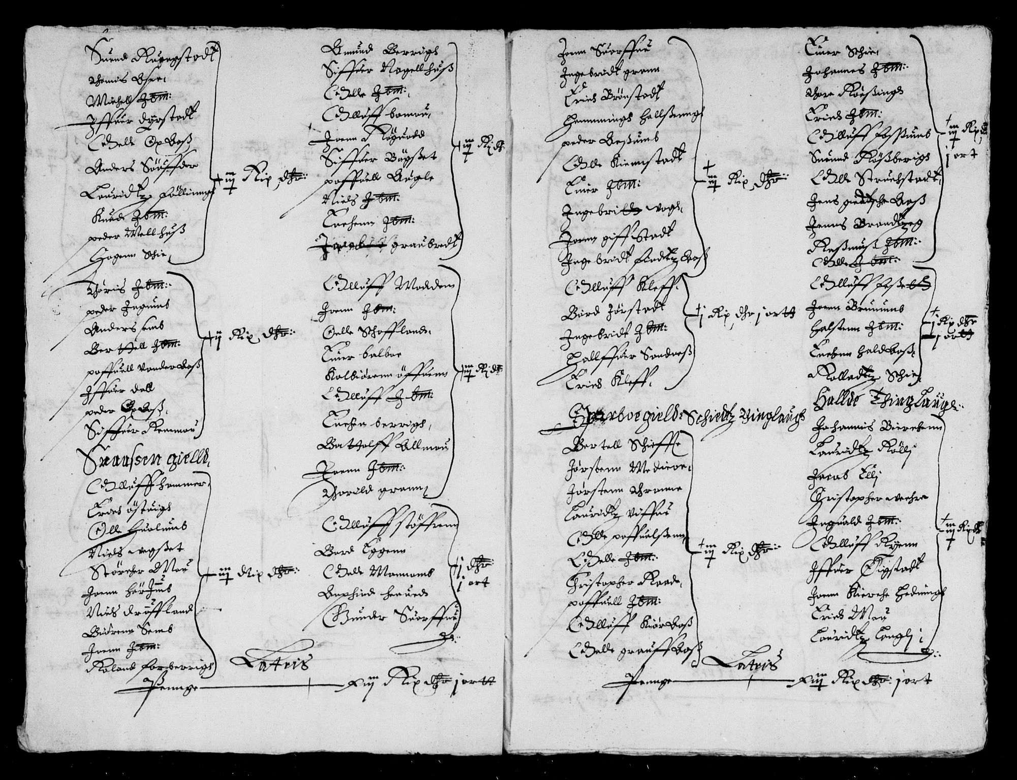 Rentekammeret inntil 1814, Reviderte regnskaper, Lensregnskaper, RA/EA-5023/R/Rb/Rbw/L0076: Trondheim len, 1642-1643