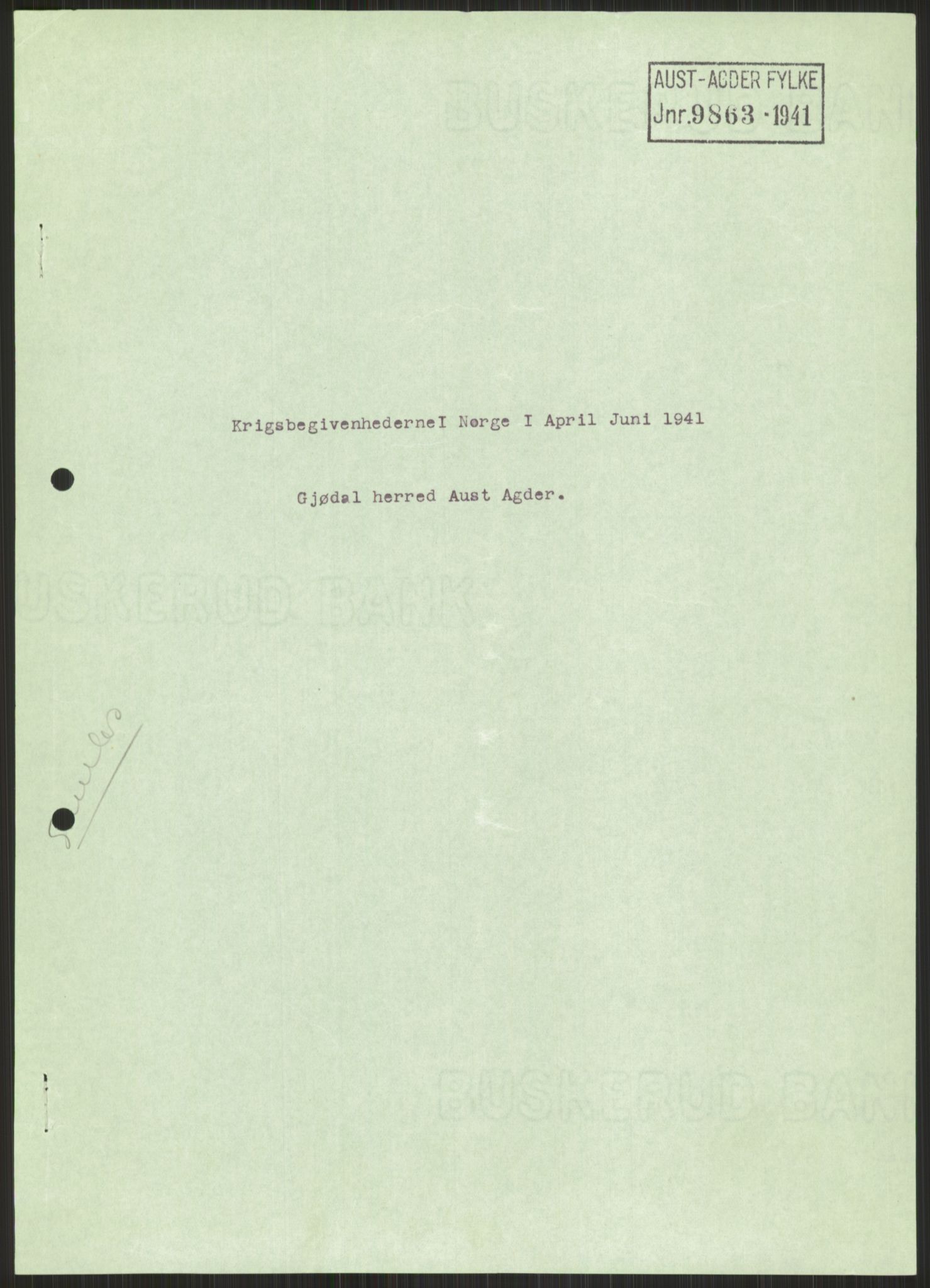 Forsvaret, Forsvarets krigshistoriske avdeling, AV/RA-RAFA-2017/Y/Ya/L0014: II-C-11-31 - Fylkesmenn.  Rapporter om krigsbegivenhetene 1940., 1940, s. 746