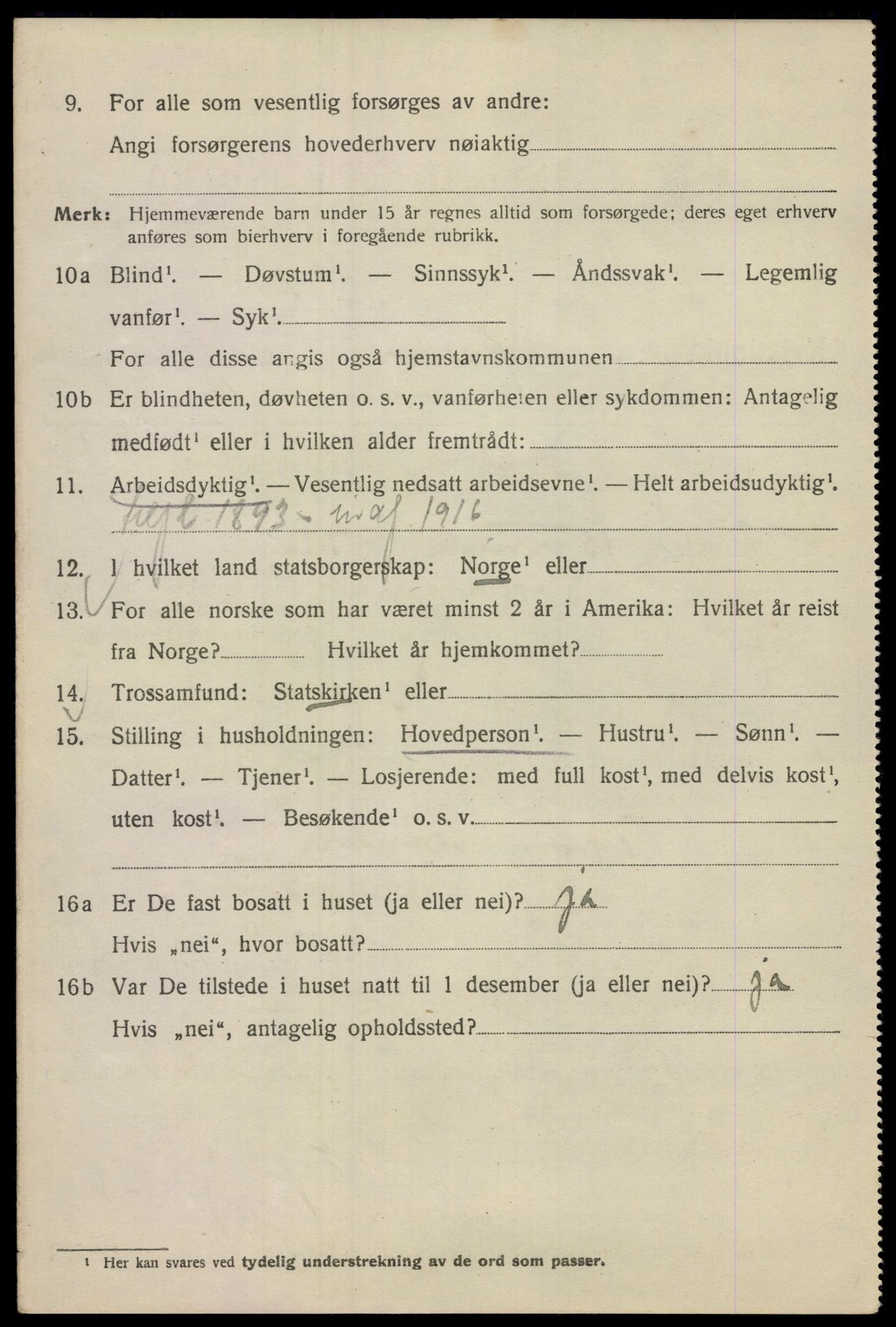 SAO, Folketelling 1920 for 0301 Kristiania kjøpstad, 1920, s. 150120