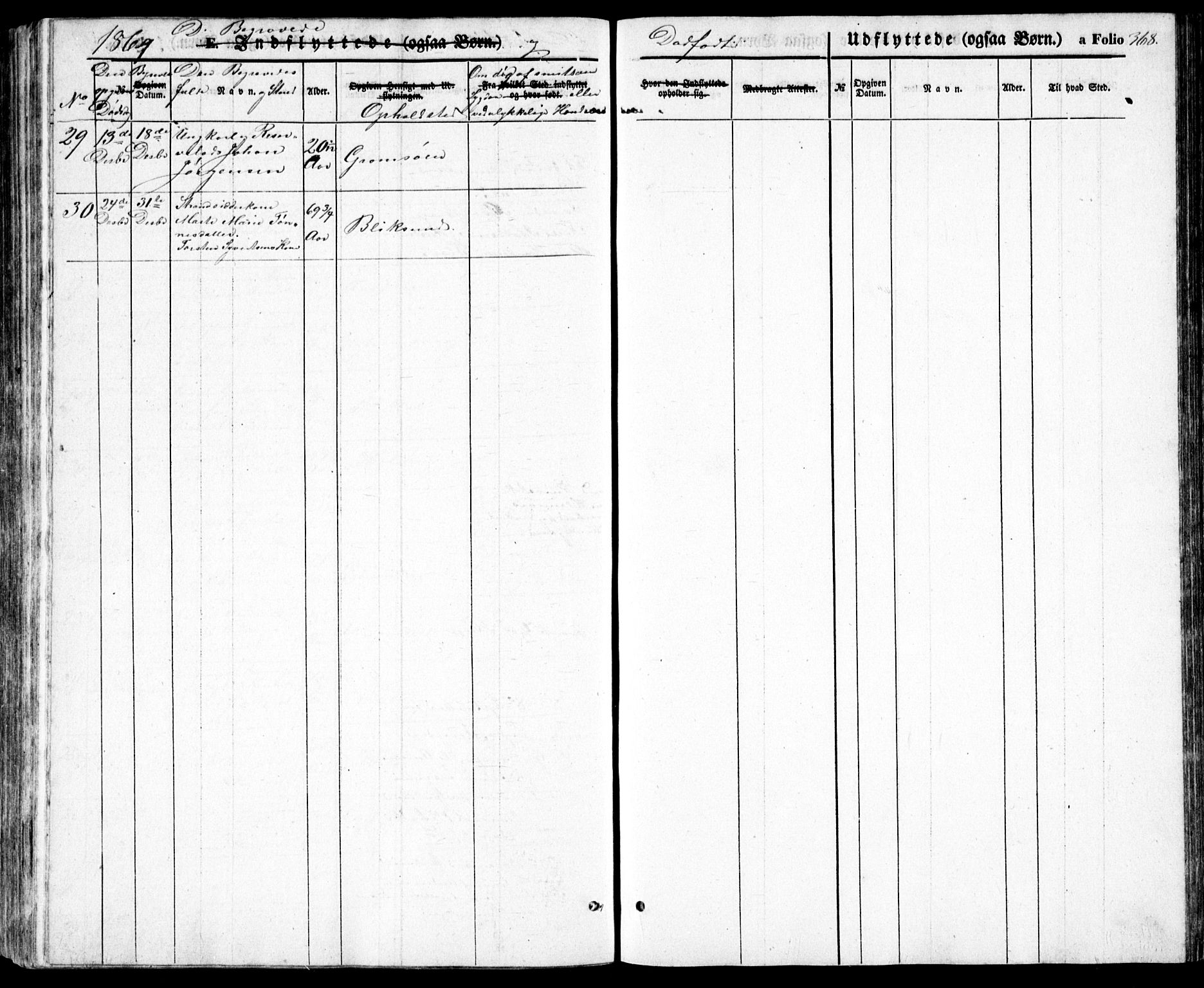 Høvåg sokneprestkontor, SAK/1111-0025/F/Fb/L0002: Klokkerbok nr. B 2, 1847-1869, s. 368