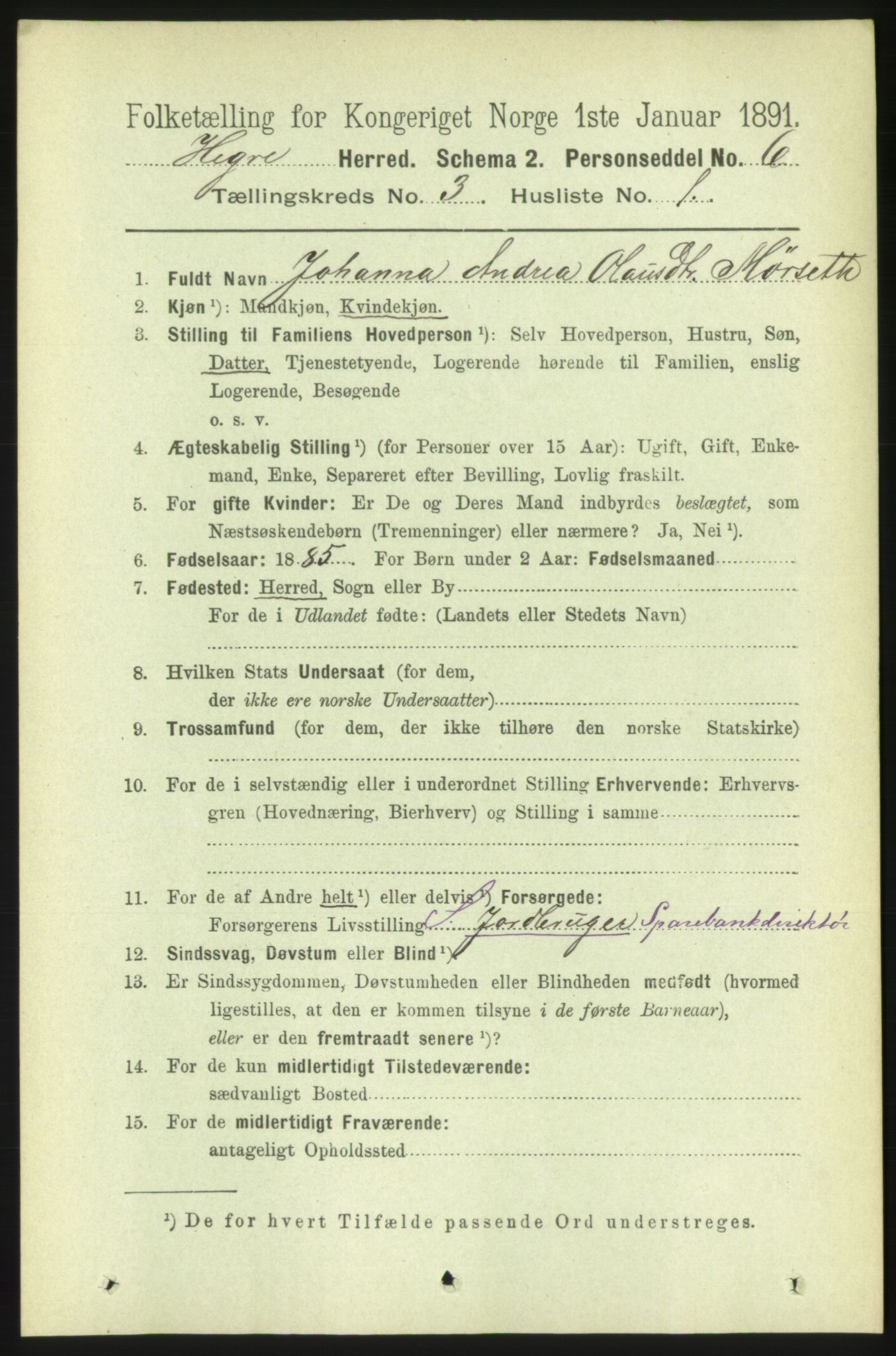 RA, Folketelling 1891 for 1712 Hegra herred, 1891, s. 1044