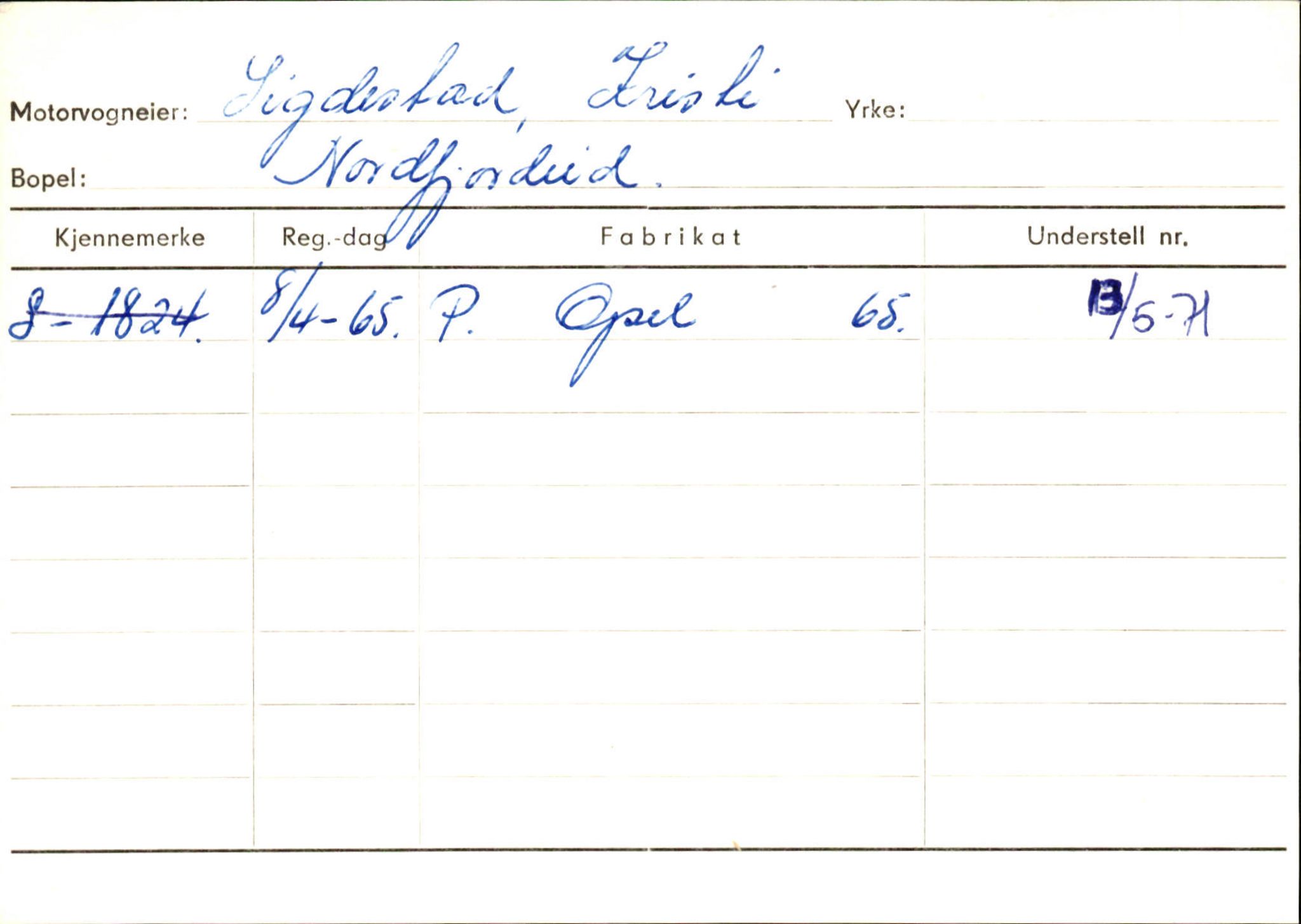 Statens vegvesen, Sogn og Fjordane vegkontor, AV/SAB-A-5301/4/F/L0129: Eigarregistrer Eid A-S, 1945-1975, s. 2370