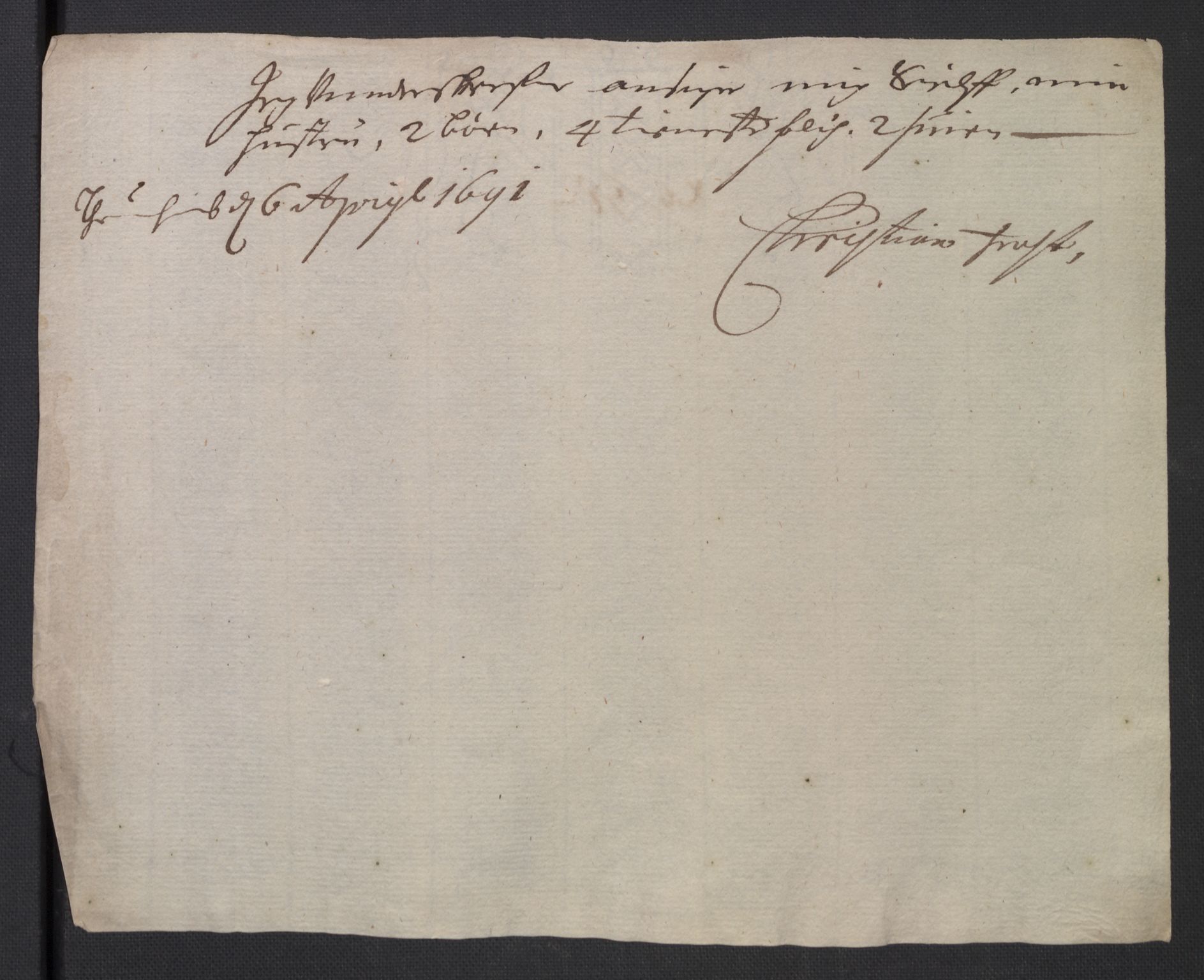 Rentekammeret inntil 1814, Reviderte regnskaper, Byregnskaper, AV/RA-EA-4066/R/Rs/L0506: [S2] Kontribusjonsregnskap, 1691-1692, s. 100