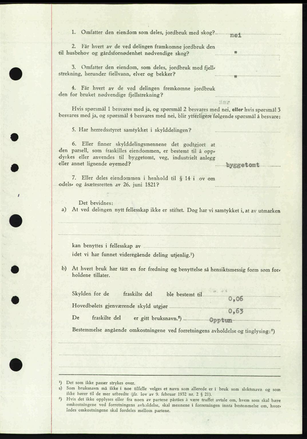 Idd og Marker sorenskriveri, AV/SAO-A-10283/G/Gb/Gbb/L0008: Pantebok nr. A8, 1946-1946, Dagboknr: 640/1946