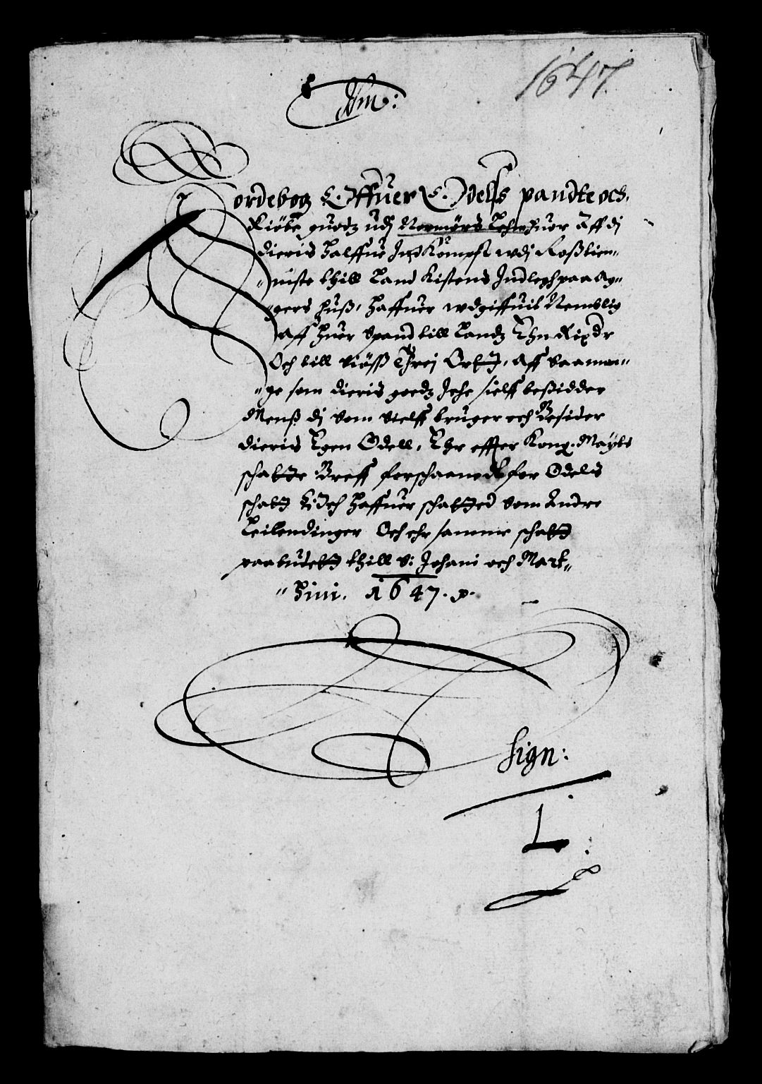 Rentekammeret inntil 1814, Reviderte regnskaper, Lensregnskaper, AV/RA-EA-5023/R/Rb/Rbw/L0091: Trondheim len, 1647