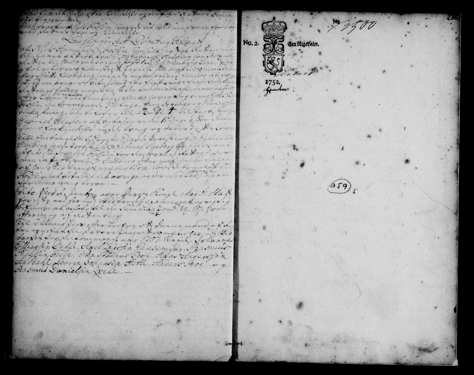 Nordfjord sorenskriveri, SAB/A-2801/01/01a/L0030: Tingbøker (justisprotokoller), 1752-1756, s. 285b-286a