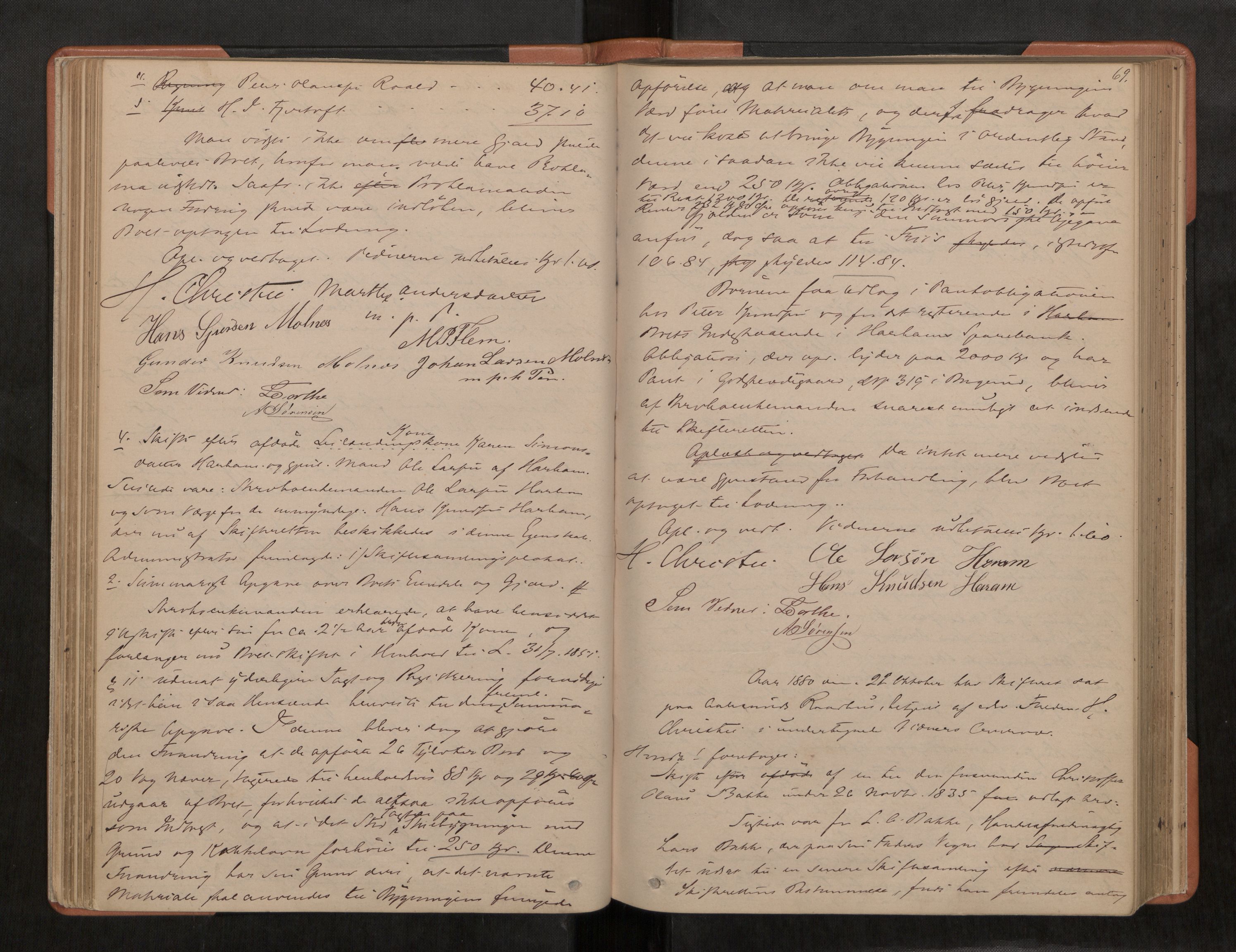 Nordre Sunnmøre sorenskriveri, AV/SAT-A-0006/1/3/3B/L0002: Skiftebehandlingsprotokoll 2, 1877-1892, s. 69