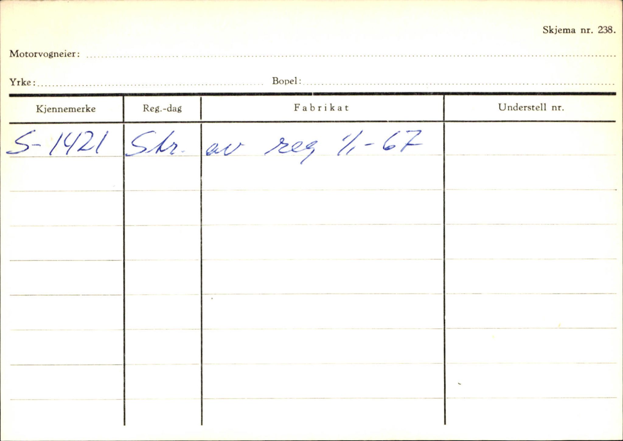 Statens vegvesen, Sogn og Fjordane vegkontor, SAB/A-5301/4/F/L0144: Registerkort Vågsøy A-R, 1945-1975, s. 1739