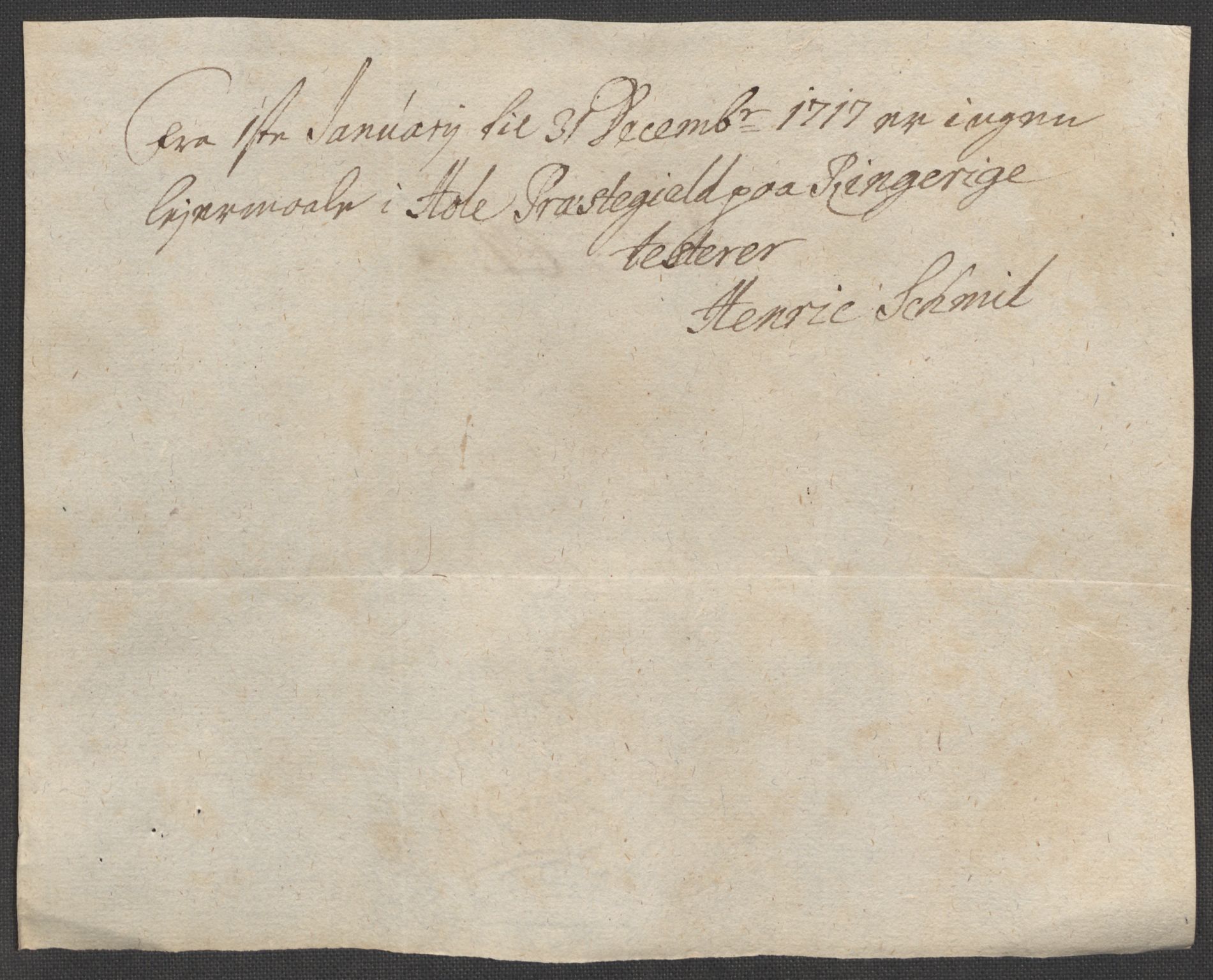 Rentekammeret inntil 1814, Reviderte regnskaper, Fogderegnskap, RA/EA-4092/R23/L1475: Fogderegnskap Ringerike og Hallingdal, 1717, s. 209