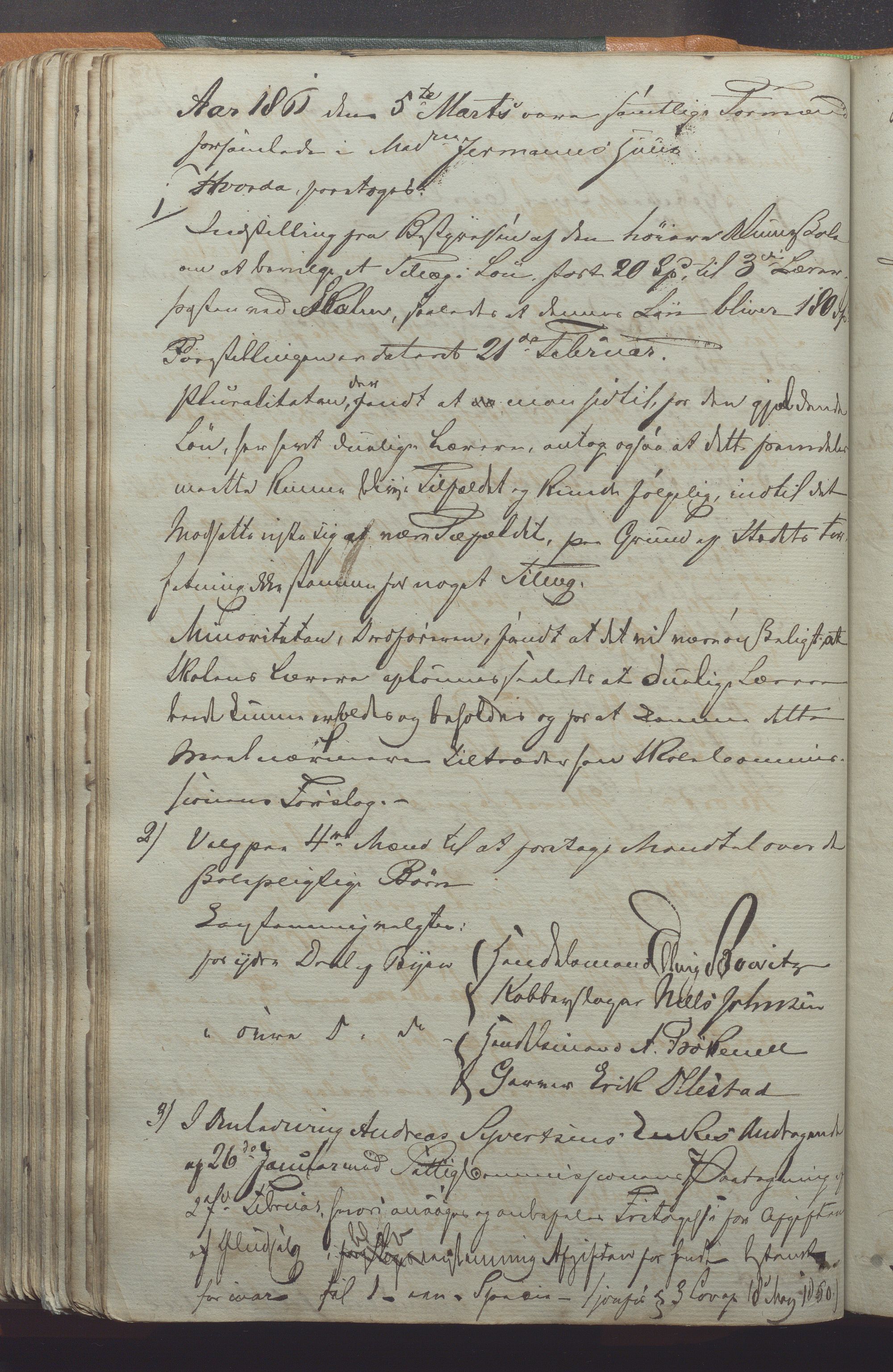 Egersund kommune (Ladested) - Formannskapet, IKAR/K-100502/A/L0002: Forhandlingsprotokoll, 1852-1862, s. 153b