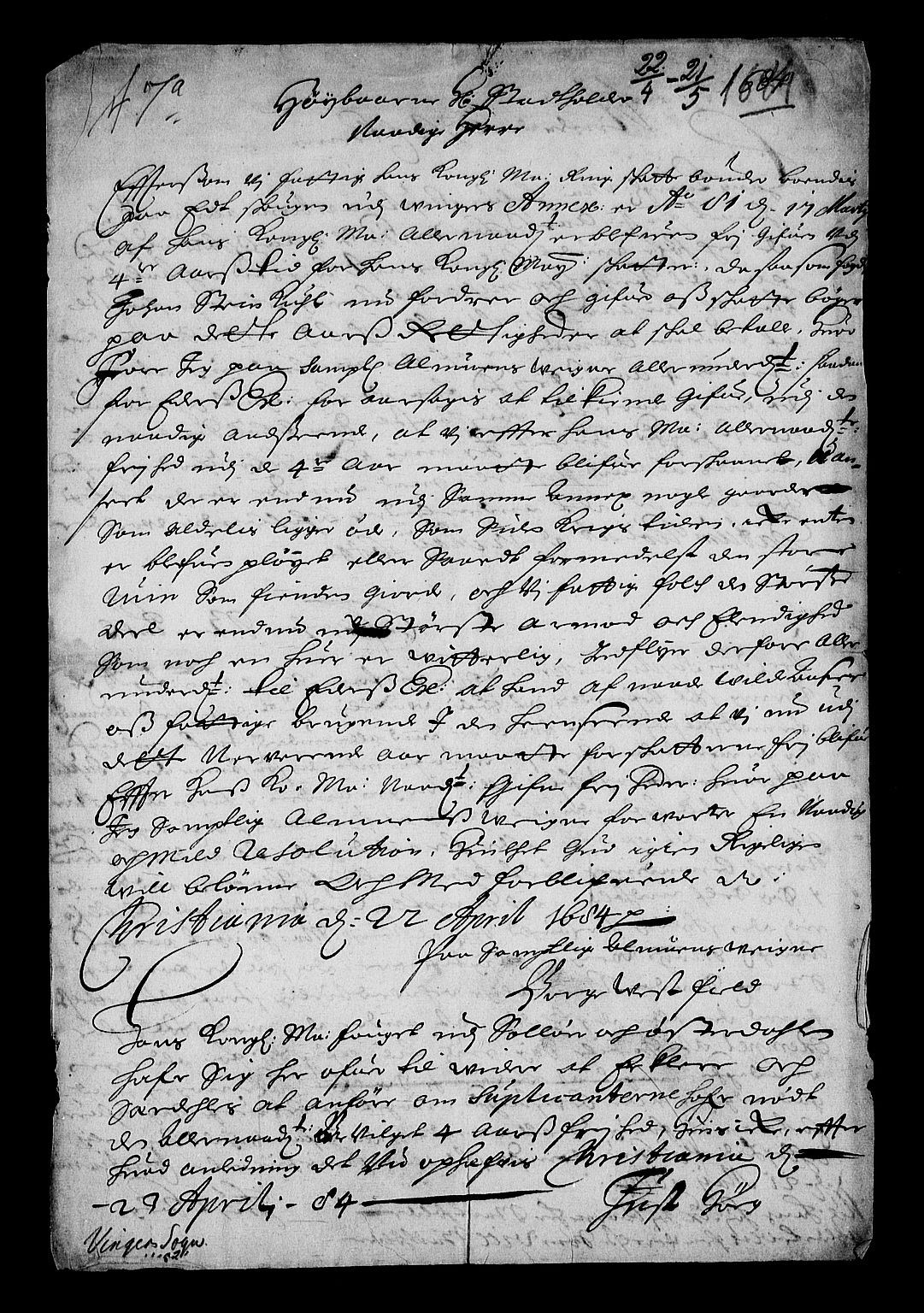 Stattholderembetet 1572-1771, RA/EA-2870/Af/L0002: Avskrifter av vedlegg til originale supplikker, nummerert i samsvar med supplikkbøkene, 1687-1689, s. 180