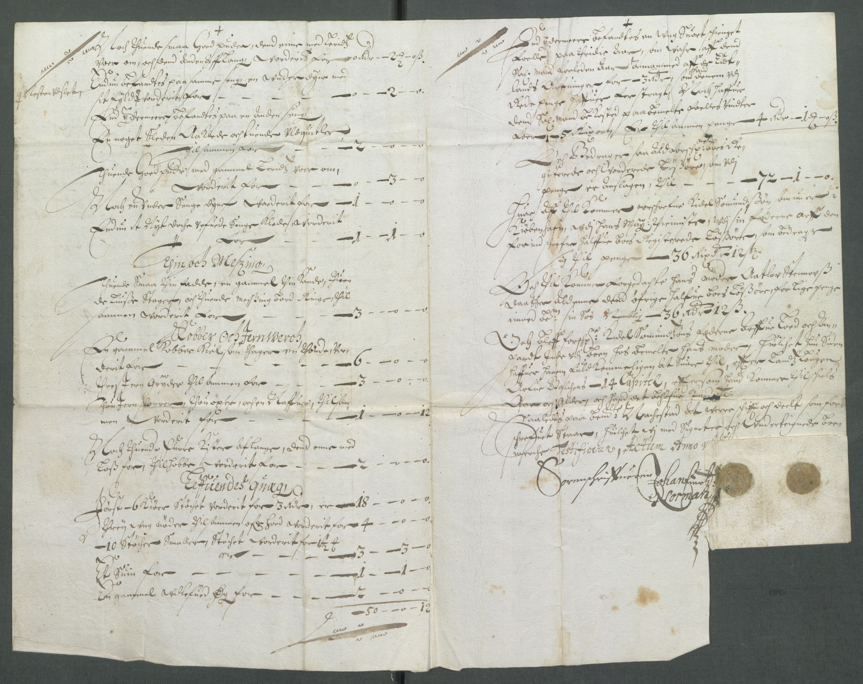 Riksarkivets diplomsamling, AV/RA-EA-5965/F02/L0170: Dokumenter, 1664-1666, s. 218