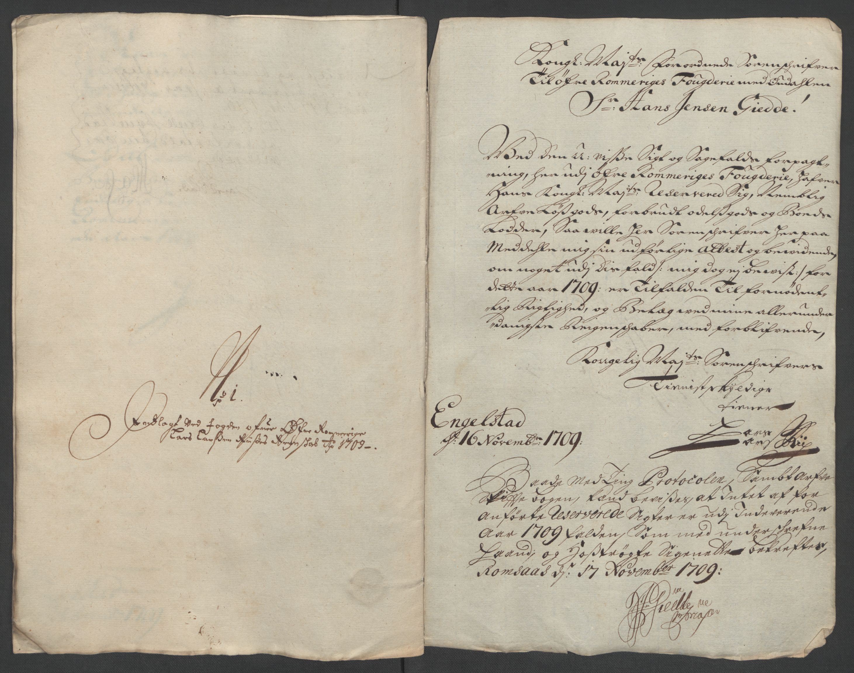 Rentekammeret inntil 1814, Reviderte regnskaper, Fogderegnskap, RA/EA-4092/R12/L0719: Fogderegnskap Øvre Romerike, 1708-1709, s. 235