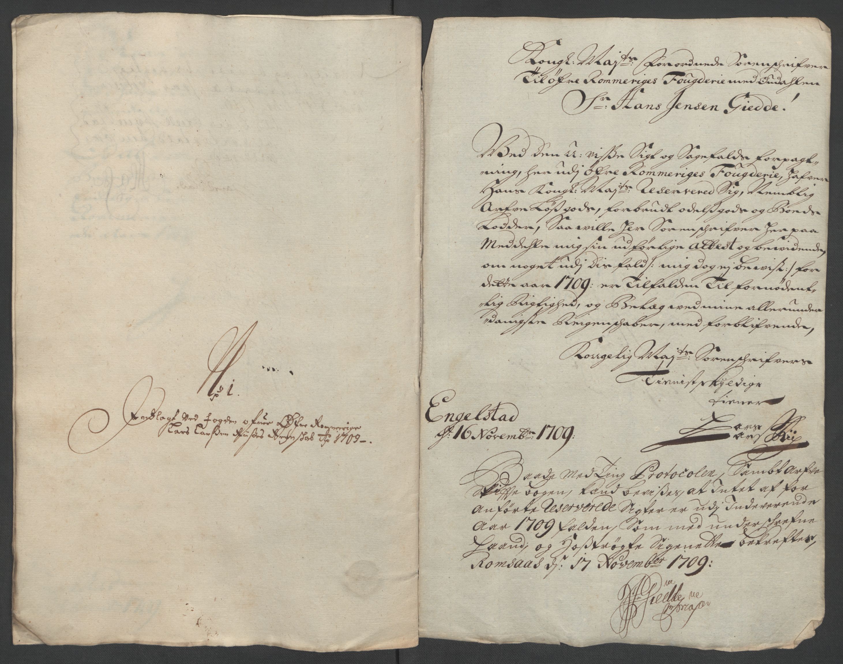 Rentekammeret inntil 1814, Reviderte regnskaper, Fogderegnskap, AV/RA-EA-4092/R12/L0719: Fogderegnskap Øvre Romerike, 1708-1709, s. 235