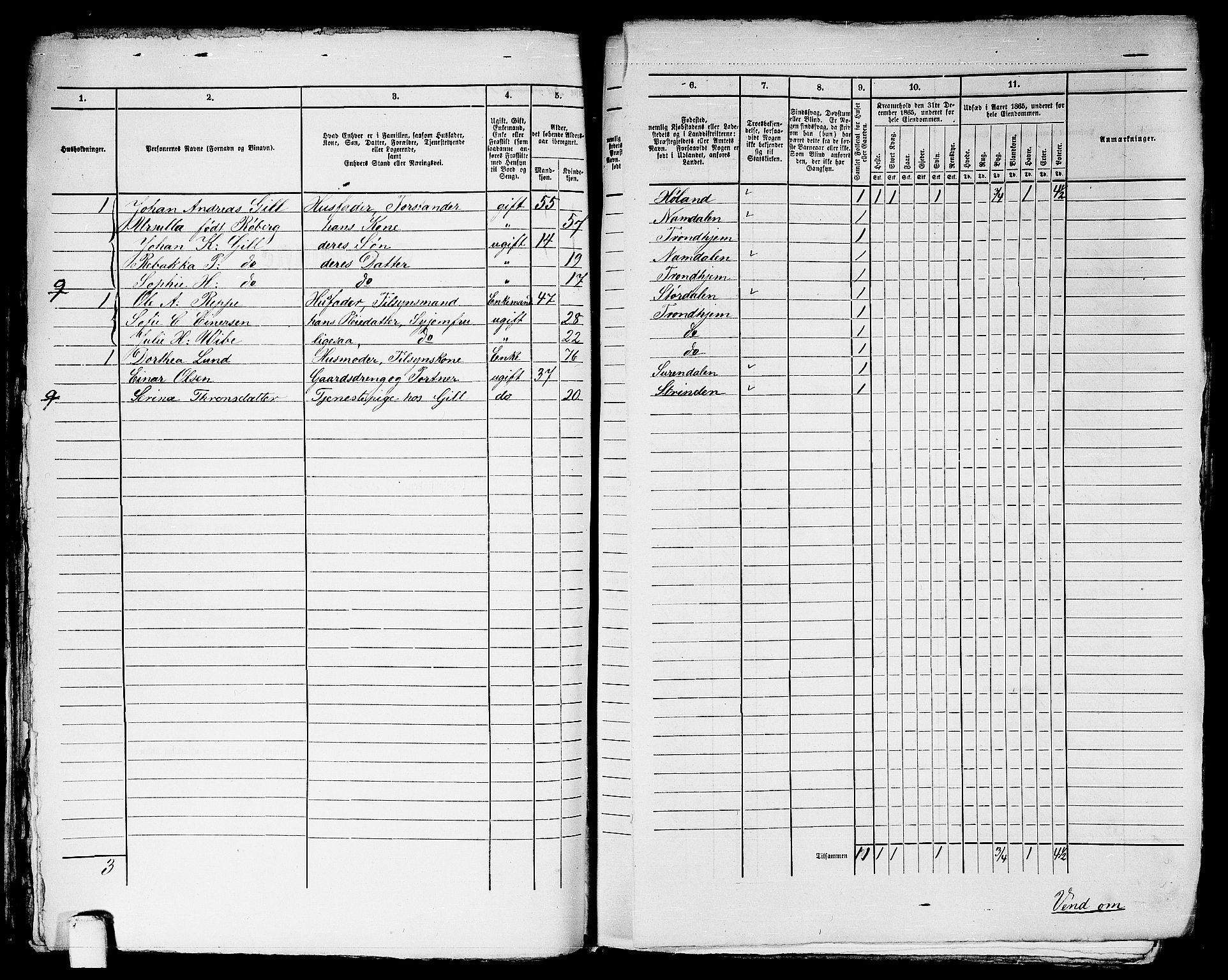 RA, Folketelling 1865 for 1601 Trondheim kjøpstad, 1865, s. 2679