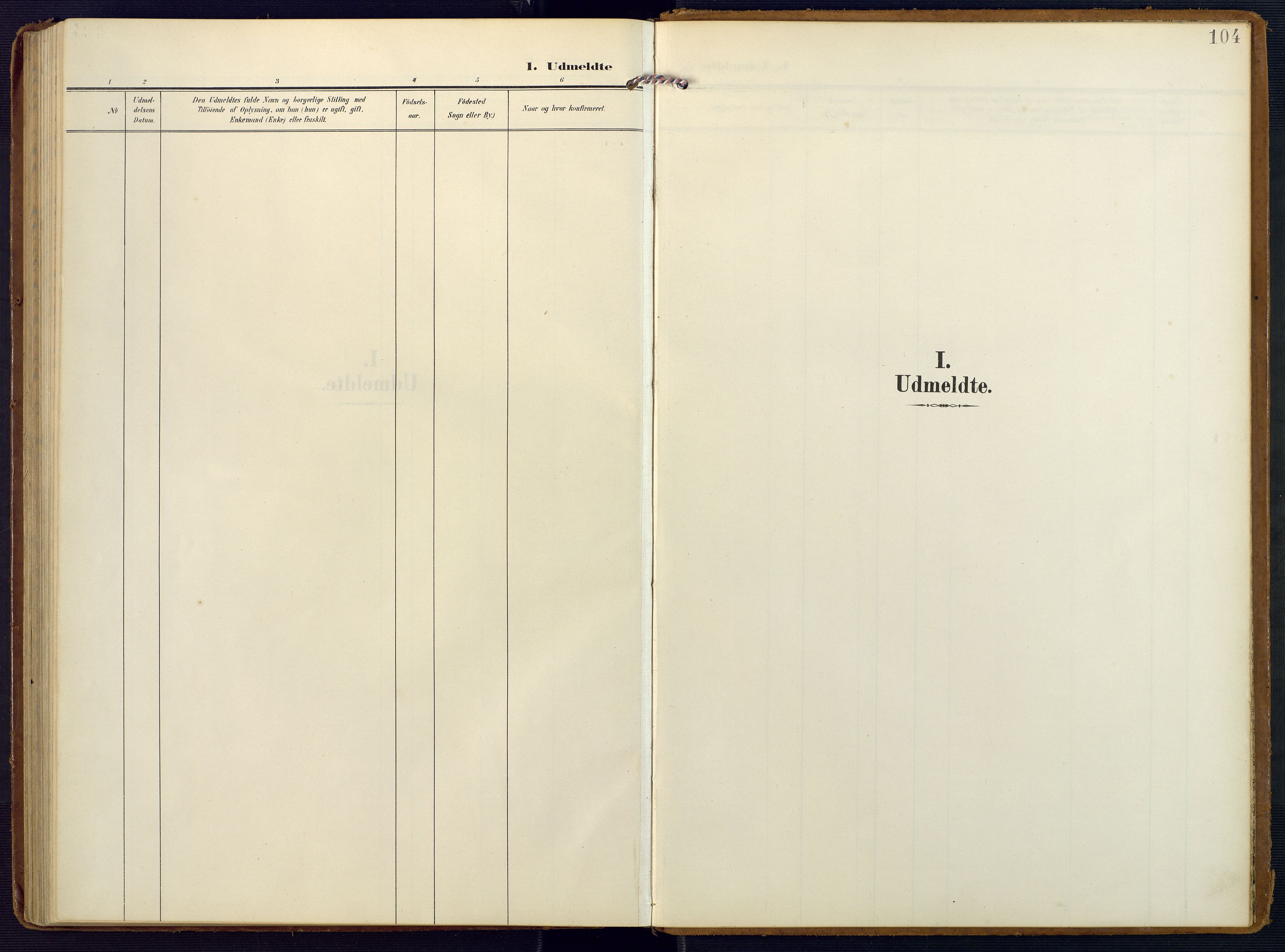 Valle sokneprestkontor, SAK/1111-0044/F/Fa/Faa/L0002: Ministerialbok nr. A 2, 1907-1919, s. 104