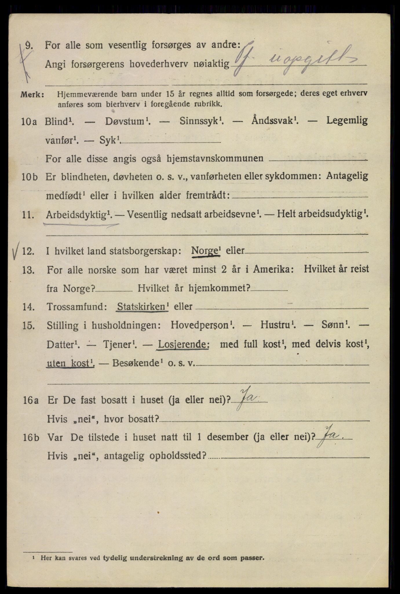 SAO, Folketelling 1920 for 0301 Kristiania kjøpstad, 1920, s. 651578